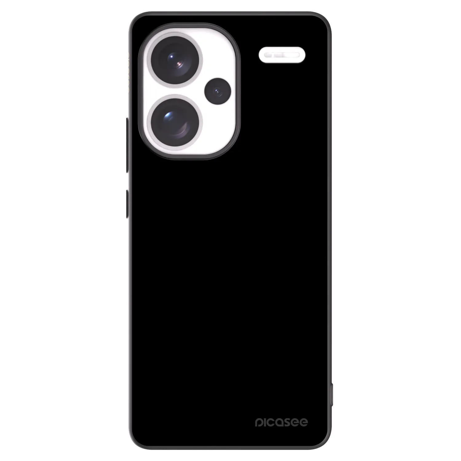 Picasee silikonowe czarne etui na Xiaomi Redmi Note 13 Pro+ 5G - Black Bliss