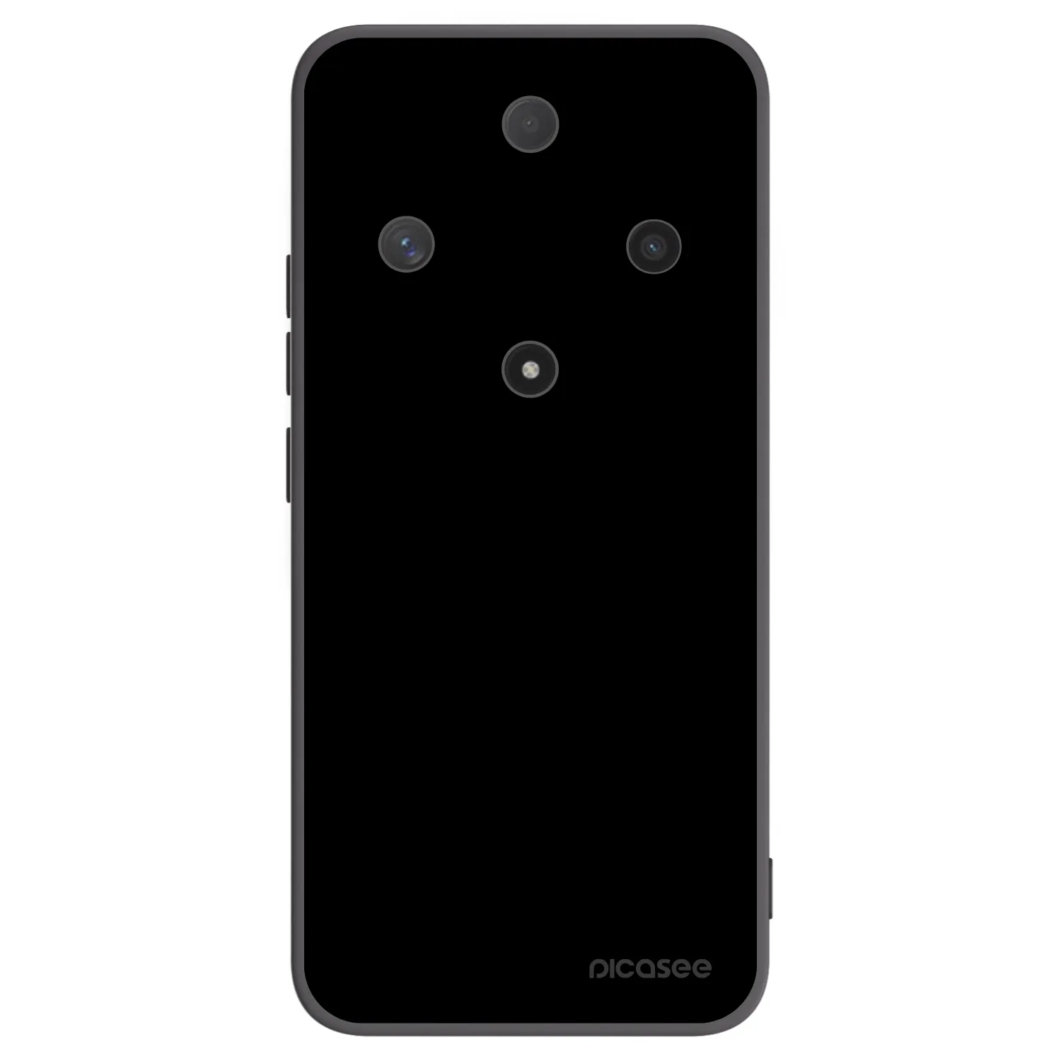 Picasee silikonowe czarne etui na Honor Magic6 Lite 5G - Black Bliss