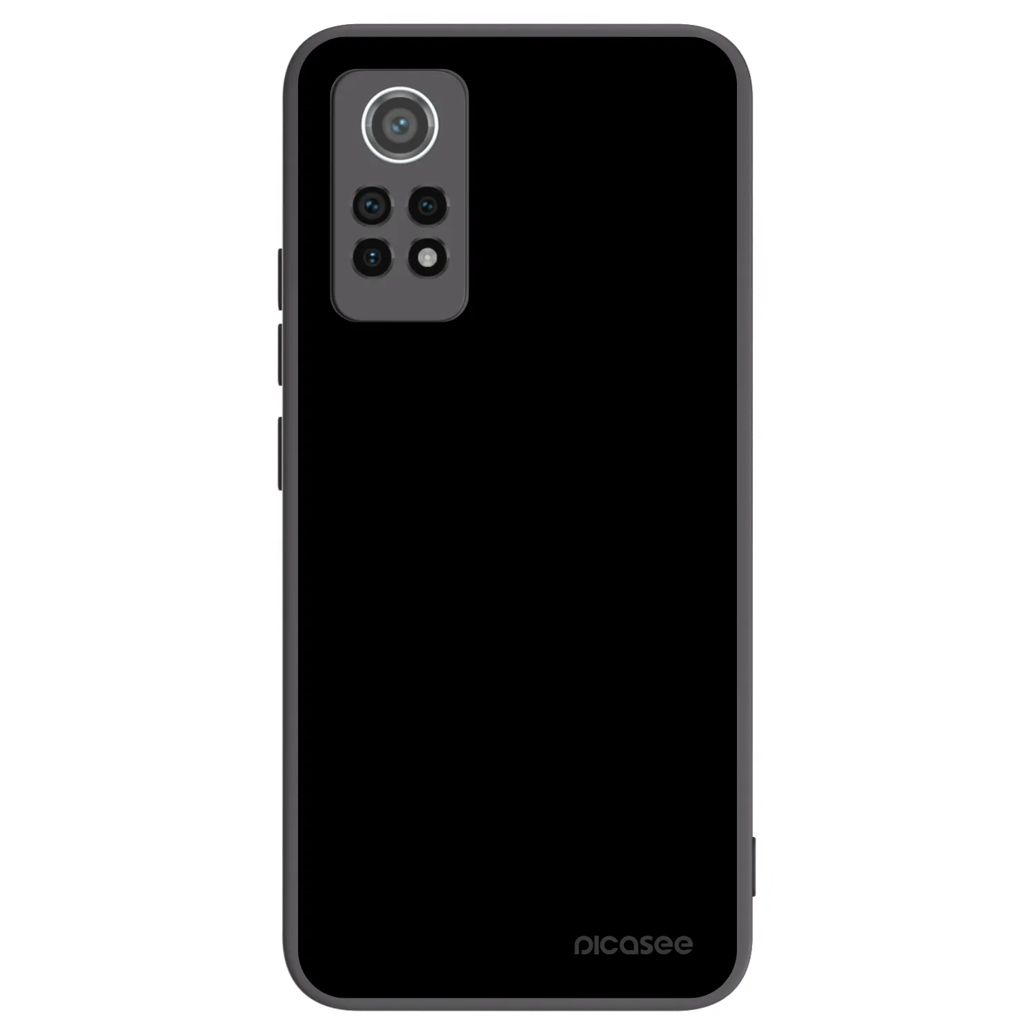 Picasee silikonowe czarne etui na Xiaomi Redmi Note 12 Pro 4G - Black Bliss