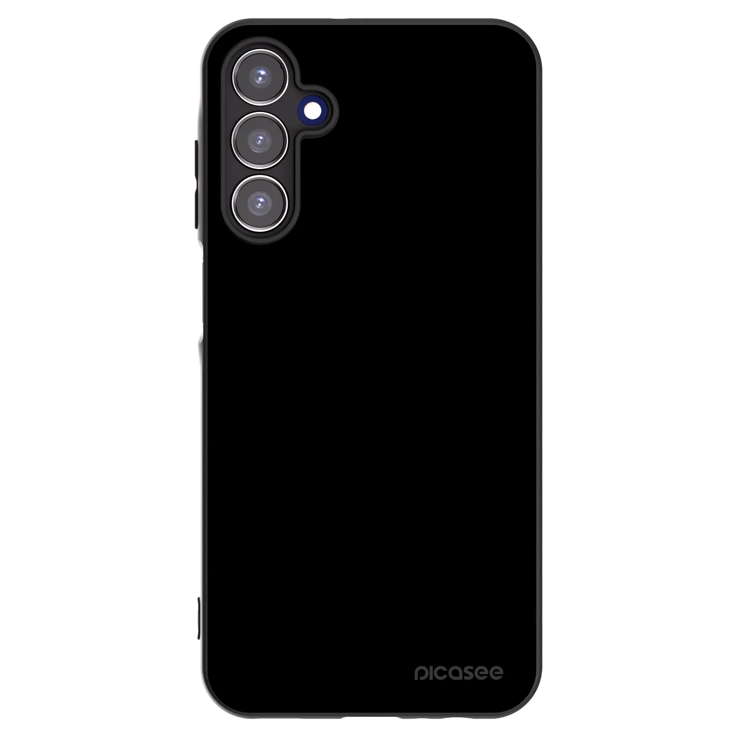 Picasee silikonowe czarne etui na Samsung Galaxy A15 A156B 5G - Black Bliss