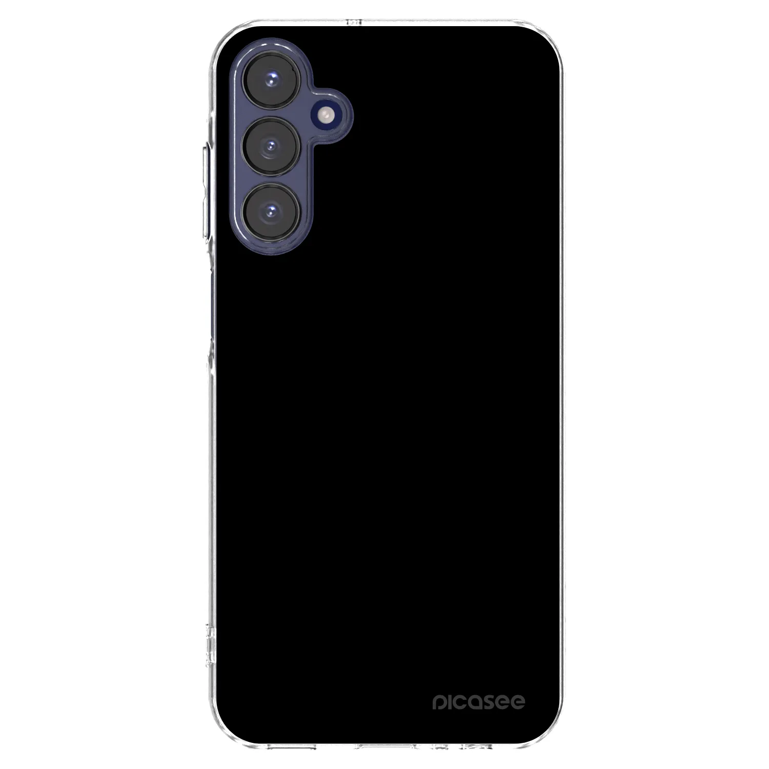 Picasee silikonowe przeźroczyste etui na Samsung Galaxy A15 A155F 4G - Black Bliss