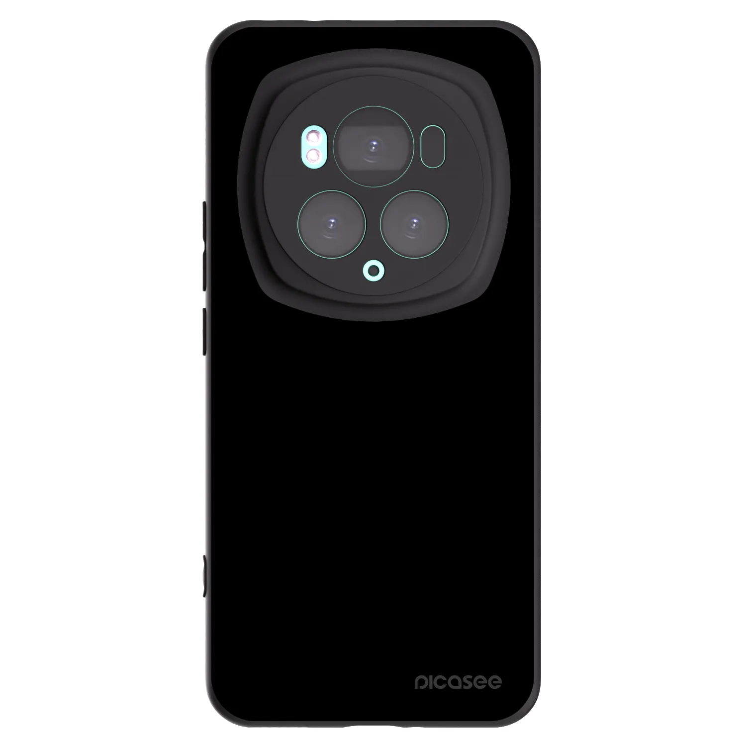 Picasee silikonowe czarne etui na Honor Magic6 Pro - Black Bliss