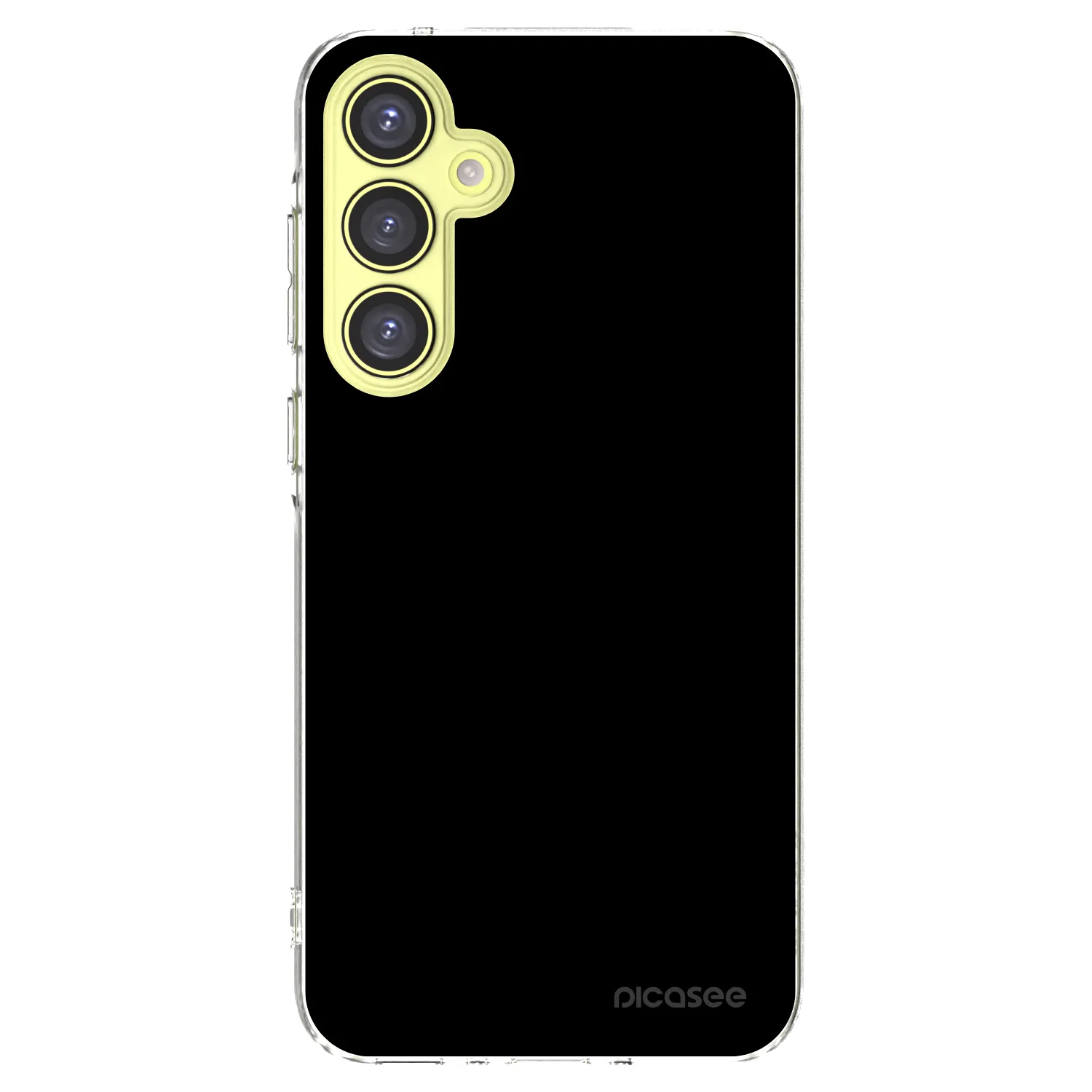 Picasee silikonowe przeźroczyste etui na Samsung Galaxy A35 5G A356B - Black Bliss