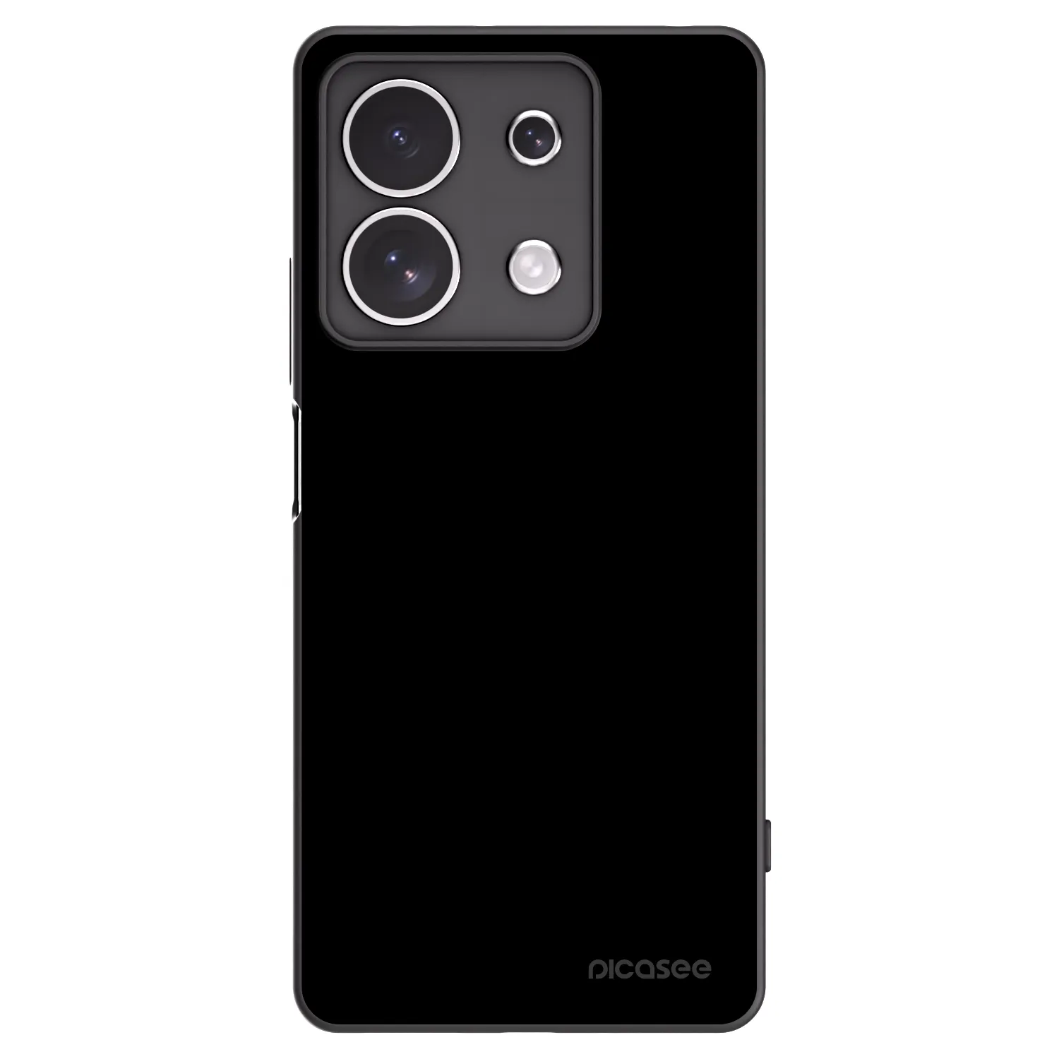 Picasee silikonowe czarne etui na Xiaomi Redmi Note 13 4G - Black Bliss
