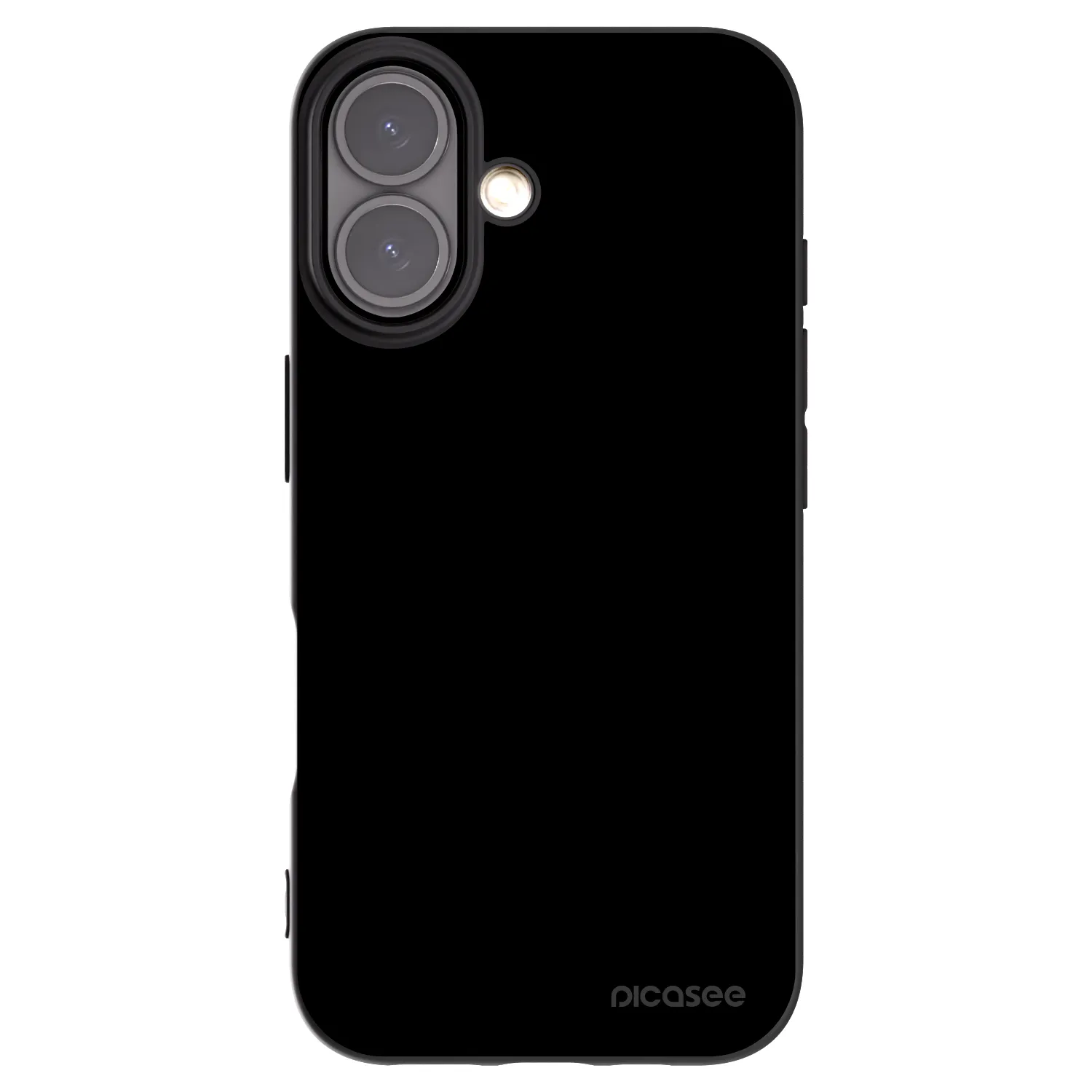 Picasee silikonowe czarne etui na Apple iPhone 16 - Black Bliss