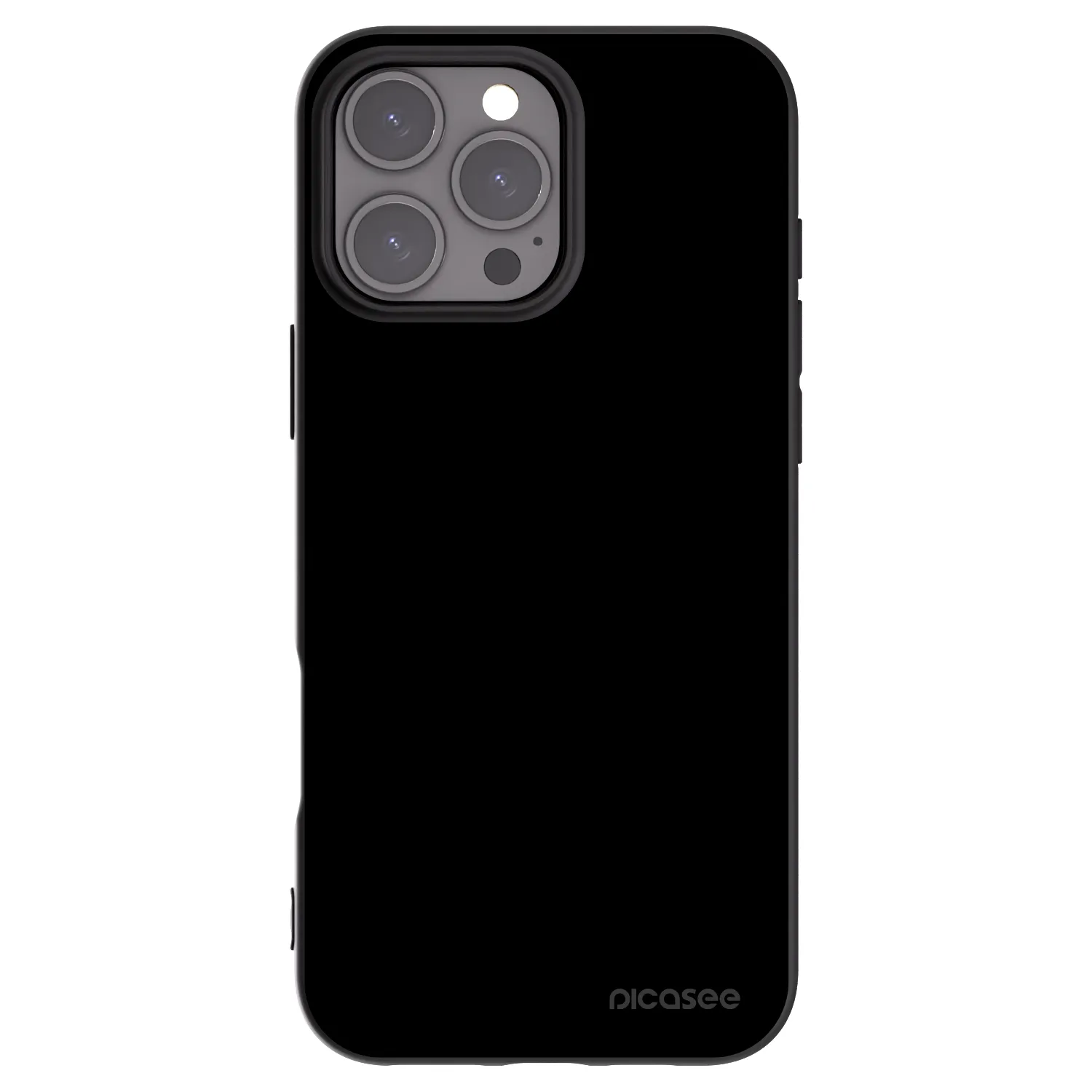Picasee silikonowe czarne etui na Apple iPhone 16 Pro Max - Black Bliss