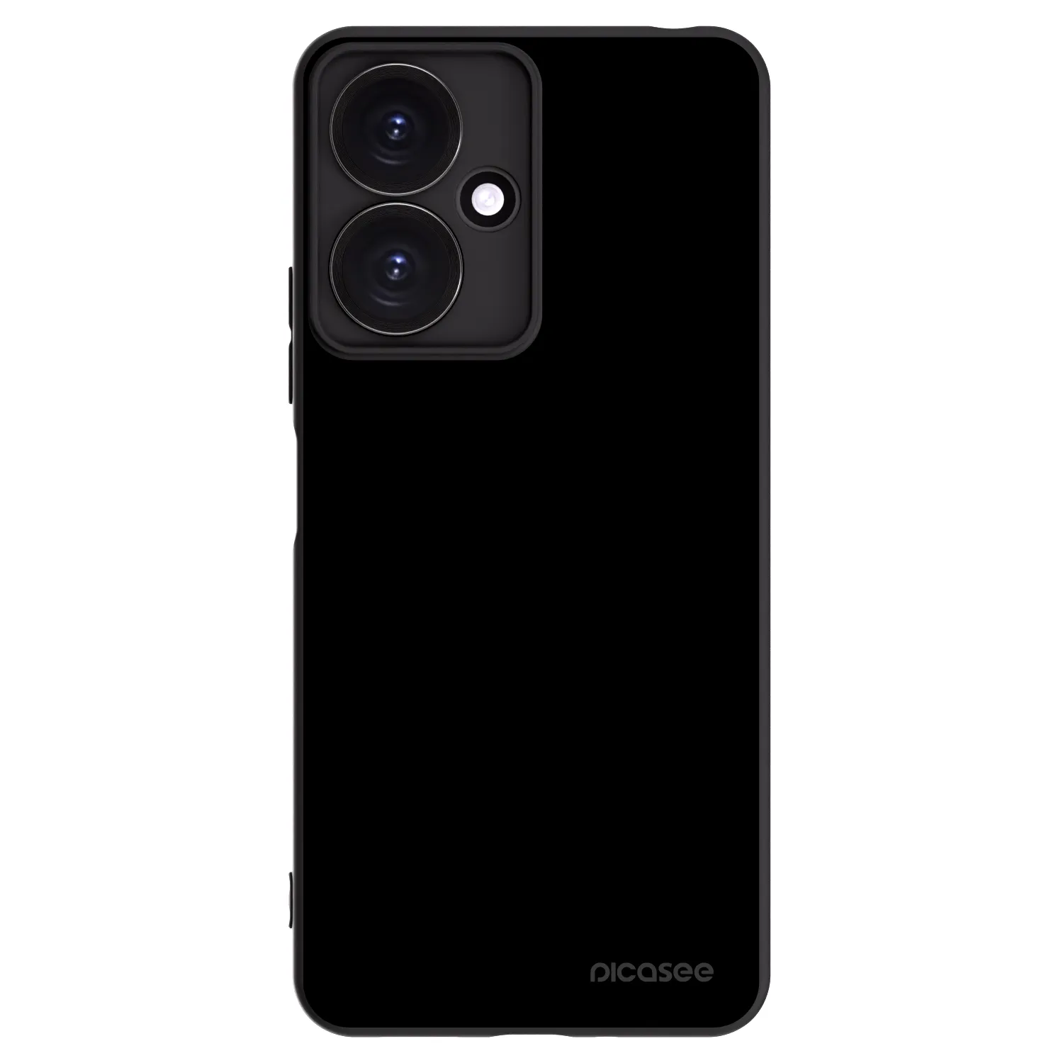 Picasee silikonowe czarne etui na Xiaomi Redmi 13C 5G - Black Bliss