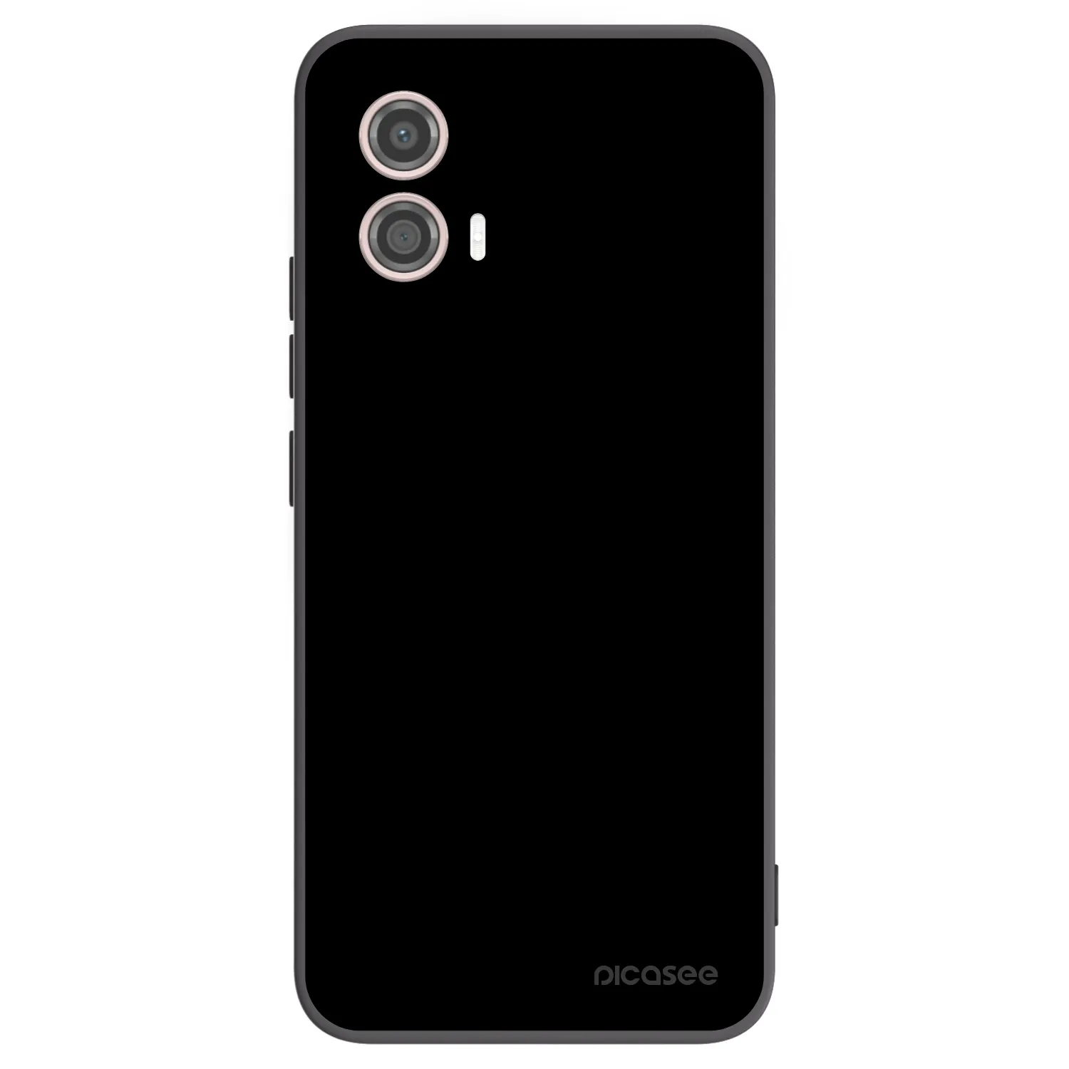 Picasee silikonowe czarne etui na Motorola Moto G53 5G - Black Bliss
