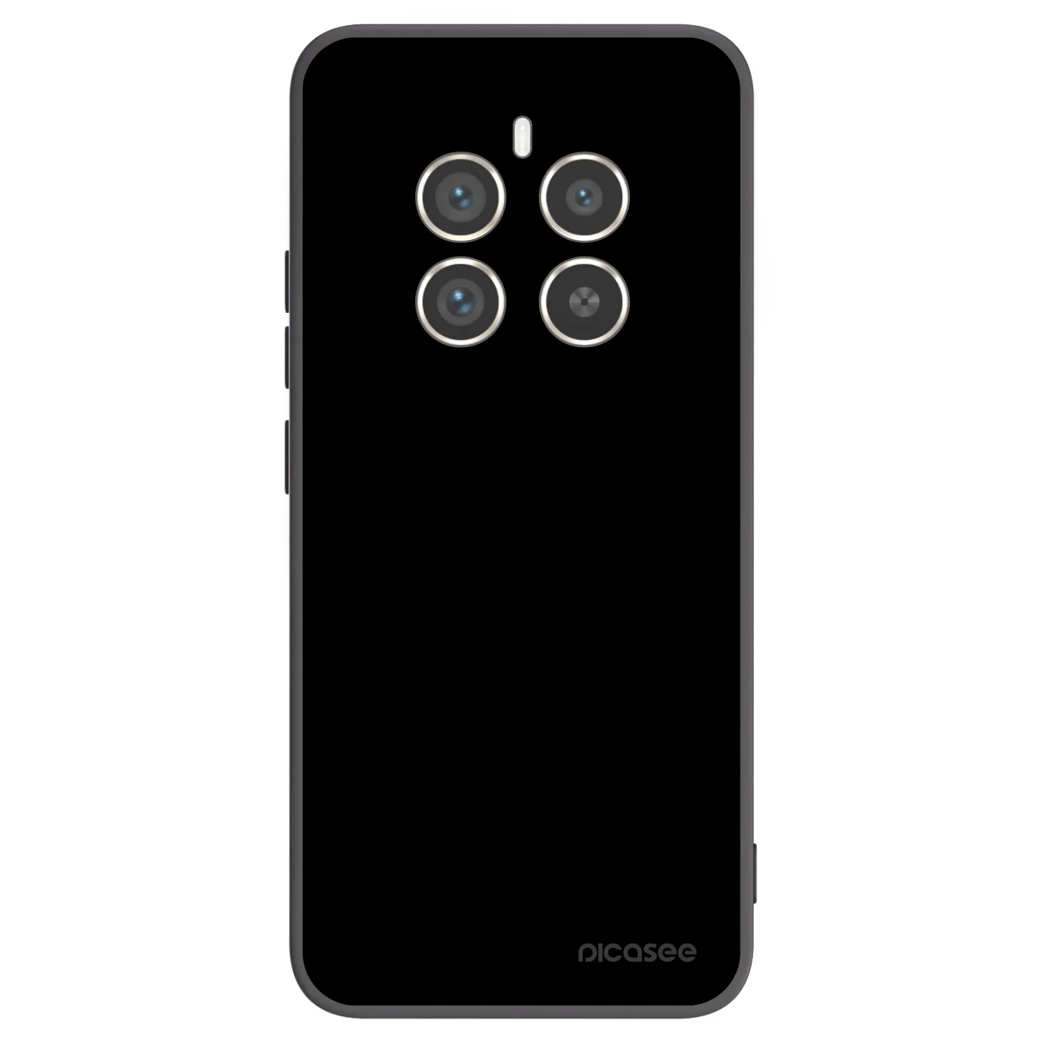 Picasee silikonowe czarne etui na Realme 12 Pro 5G - Black Bliss