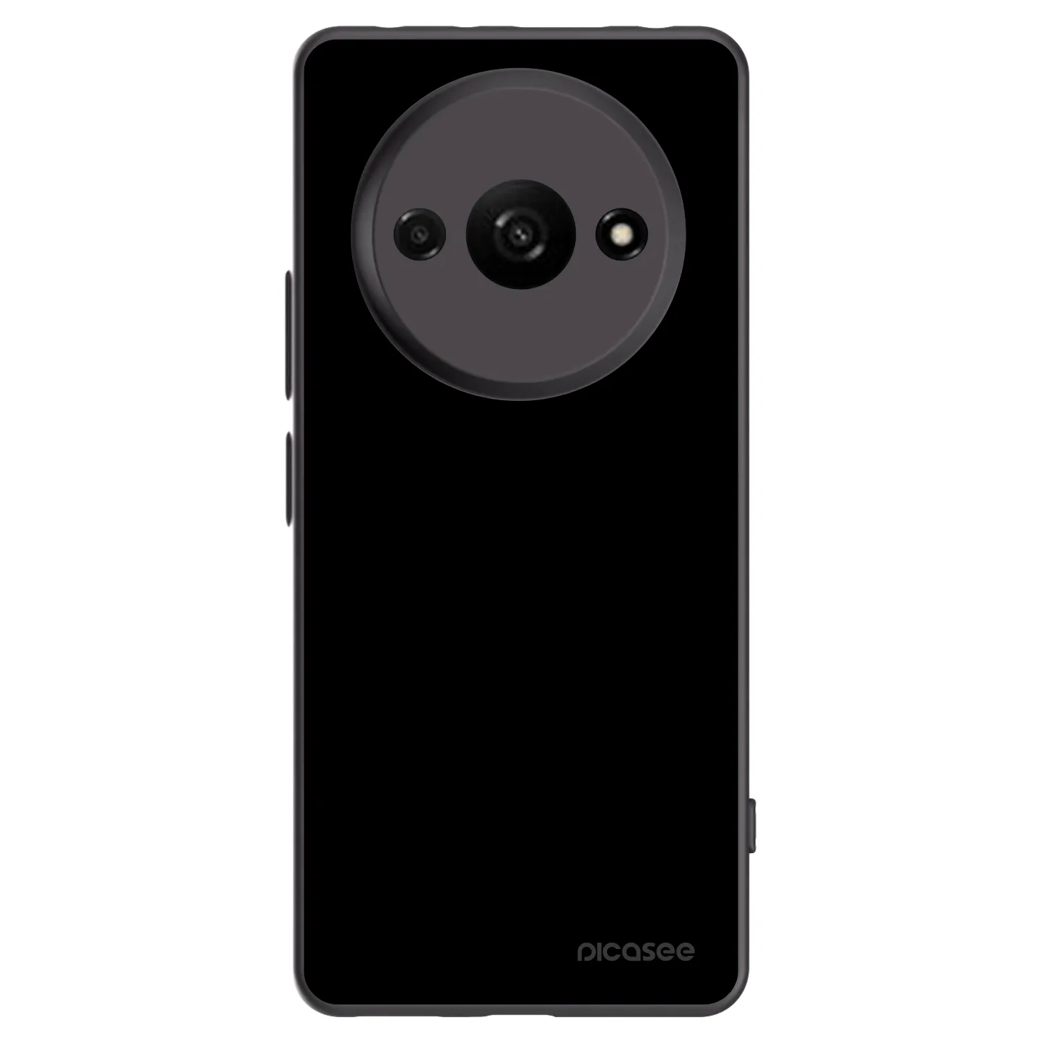 Picasee silikonowe czarne etui na Xiaomi Redmi A3 - Black Bliss