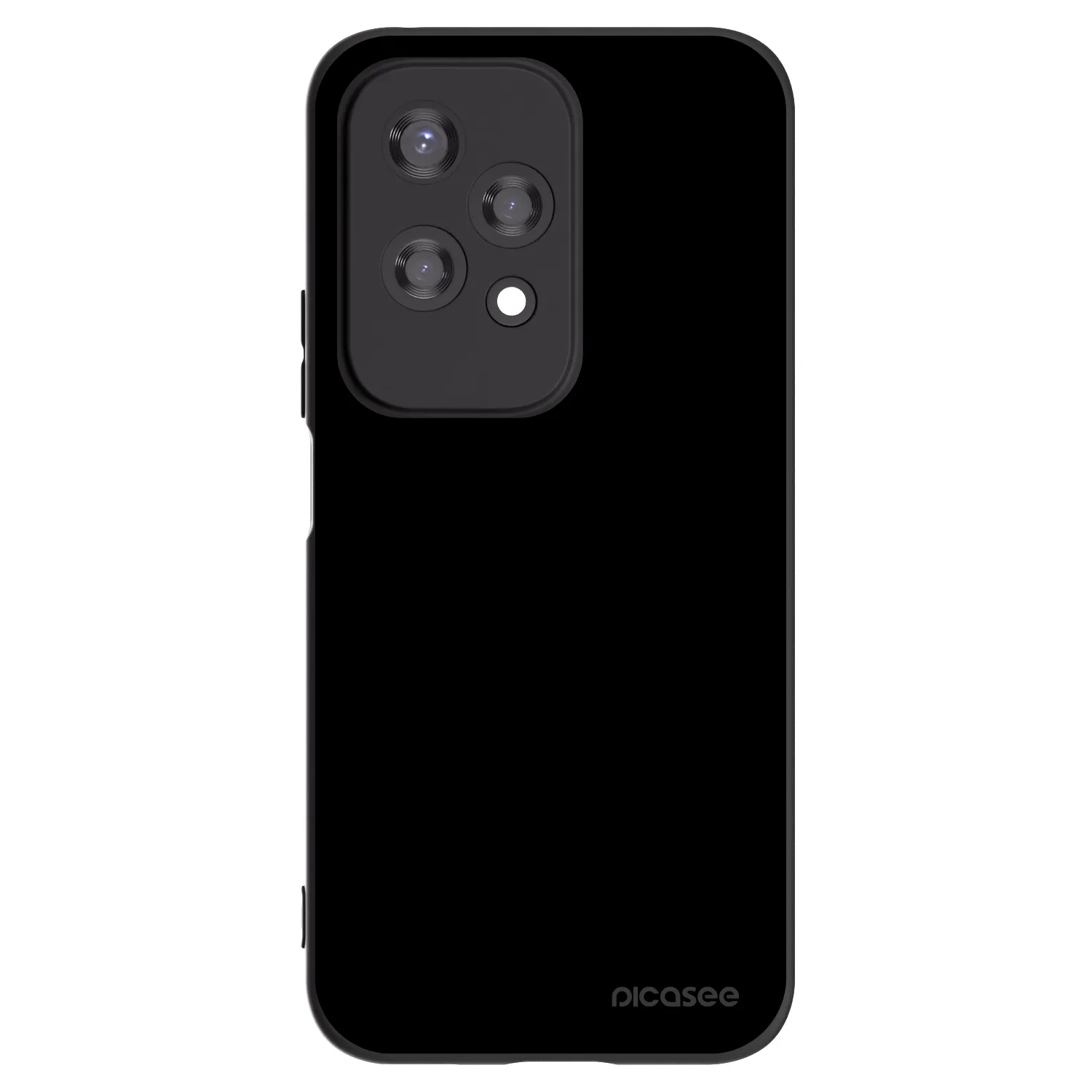 Picasee silikonowe czarne etui na Honor 200 Lite - Black Bliss