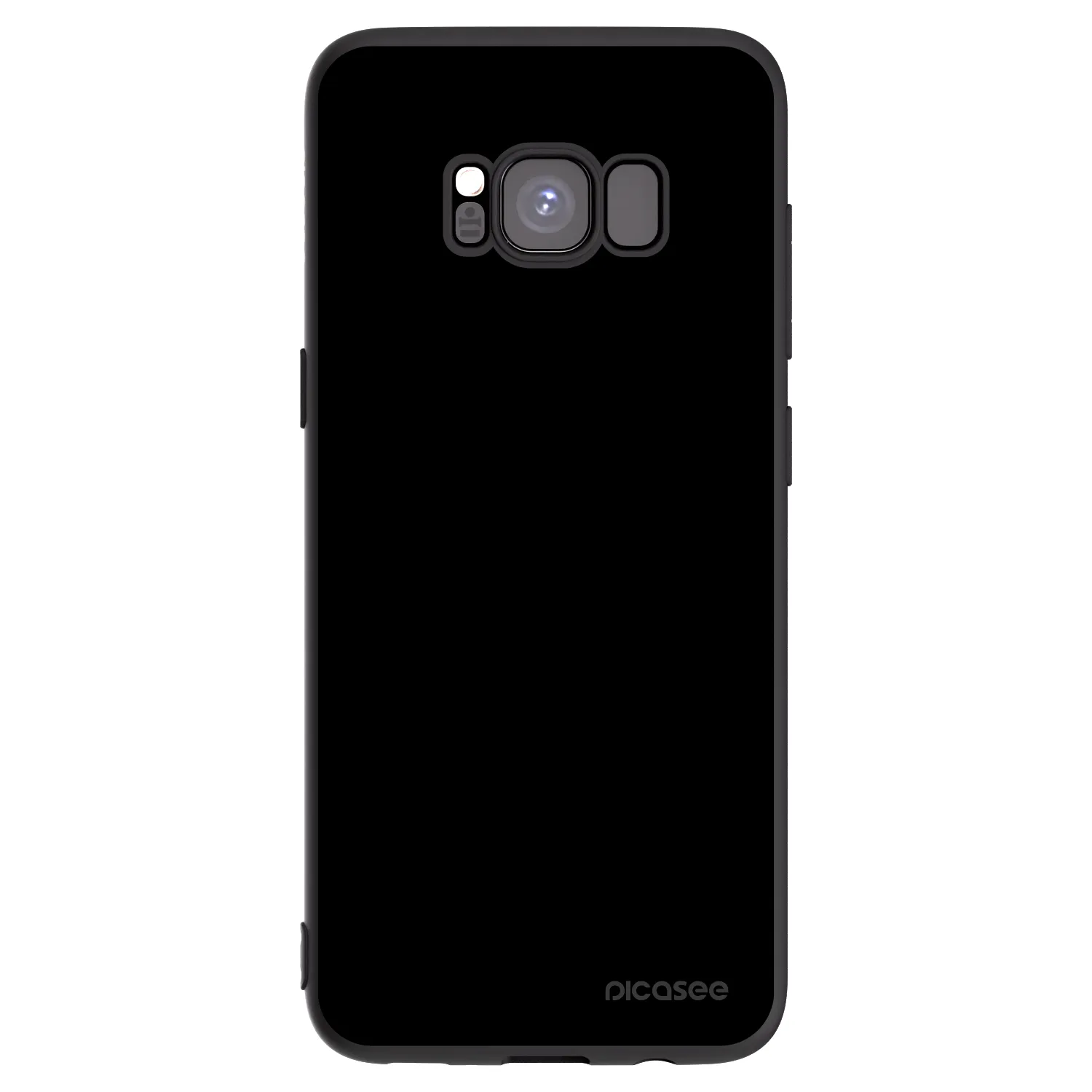 Picasee silikonowe czarne etui na Samsung Galaxy S8 G950F - Black Bliss