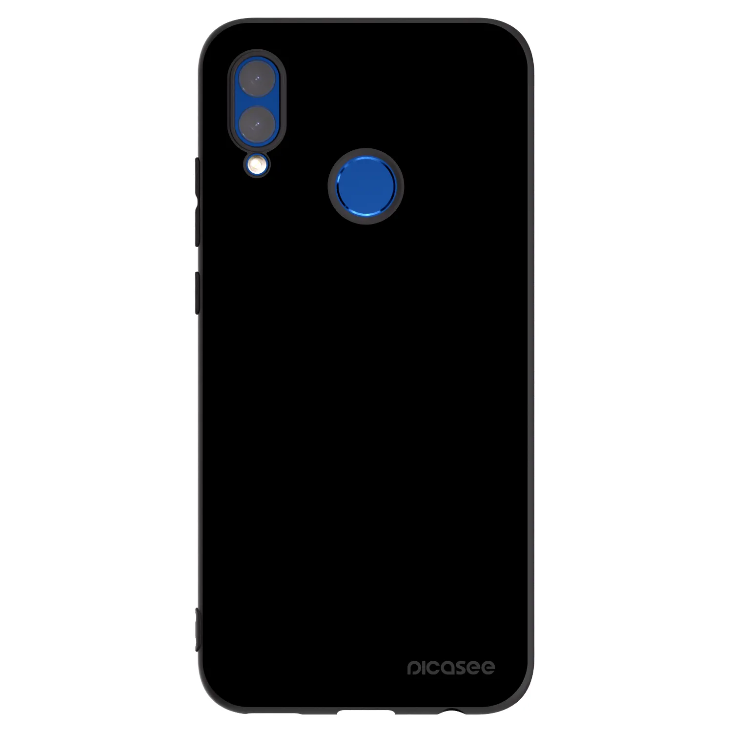 Picasee silikonowe czarne etui na Huawei P Smart 2019 - Black Bliss