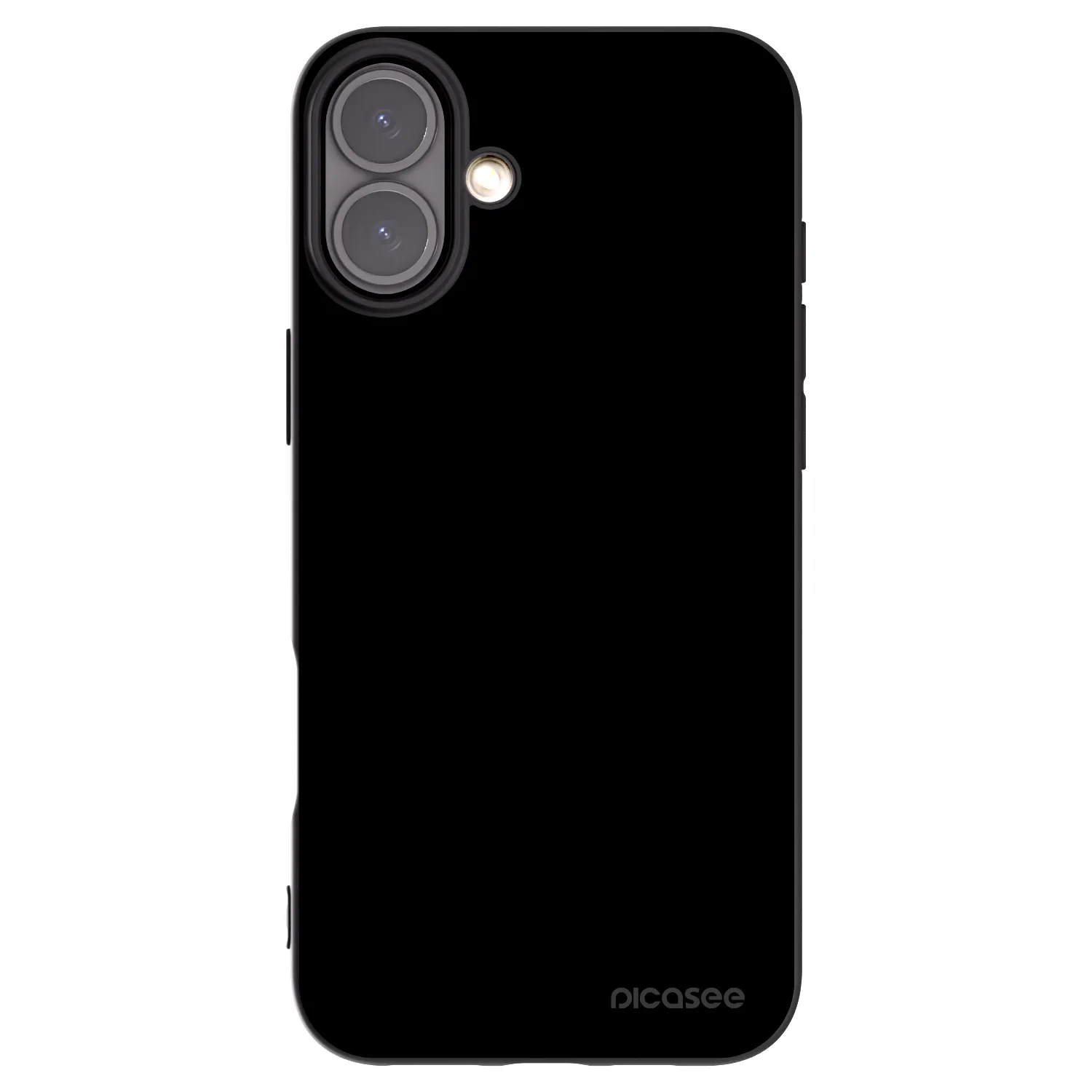 Picasee silikonowe czarne etui na Apple iPhone 16 Plus - Black Bliss