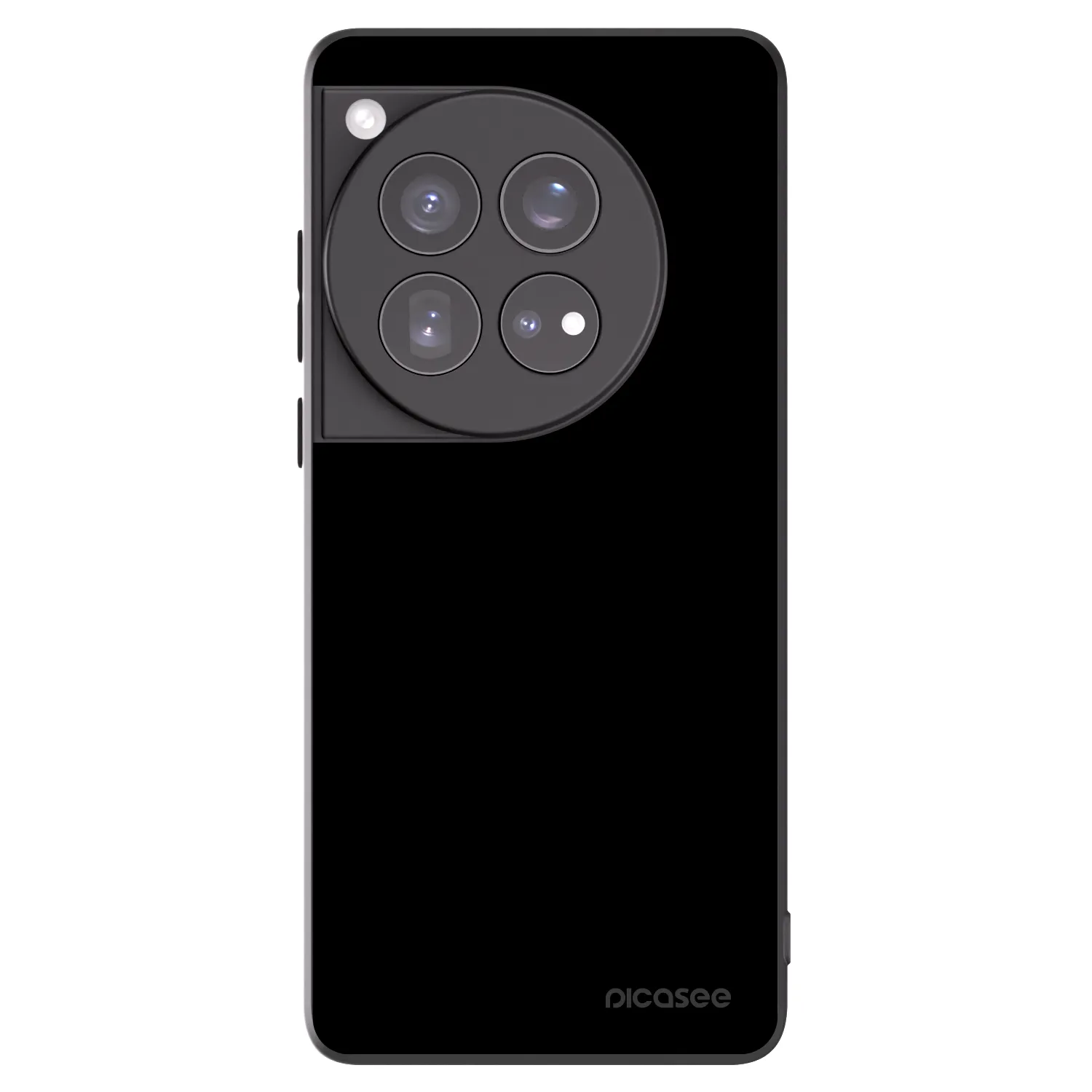 Picasee silikonowe czarne etui na OnePlus 12 5G - Black Bliss