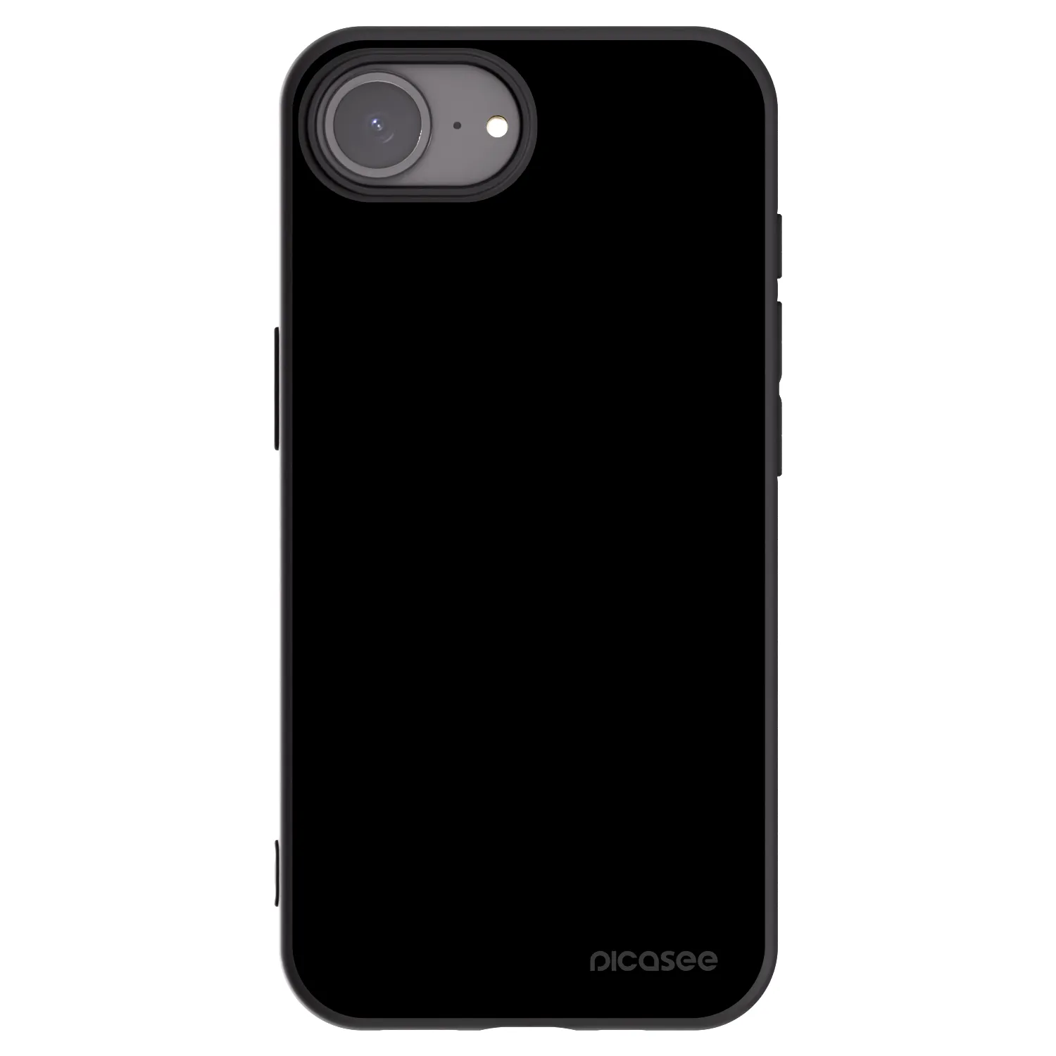 Picasee silikonowe czarne etui na Apple iPhone 16e - Black Bliss