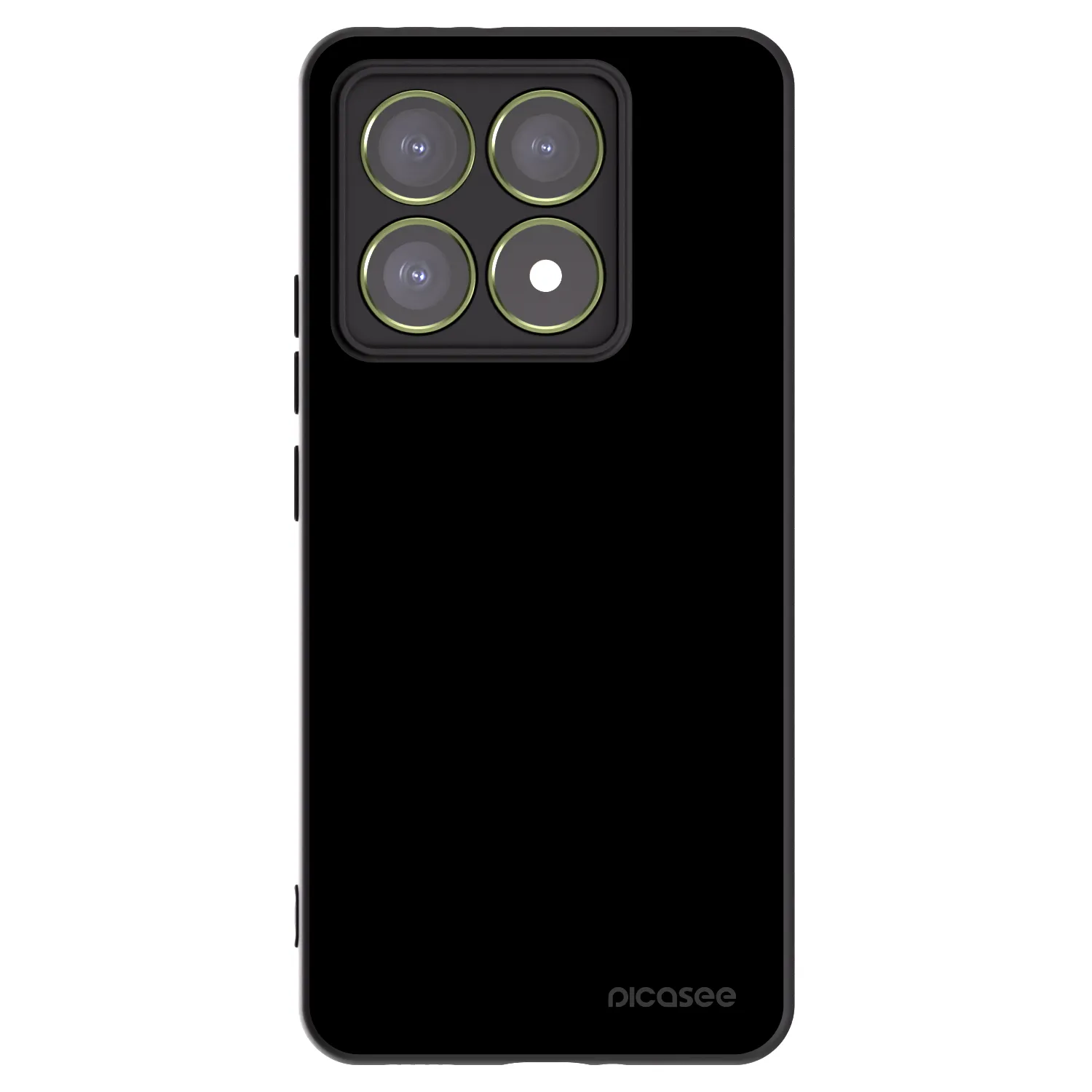 Picasee silikonowe czarne etui na Xiaomi 14T - Black Bliss