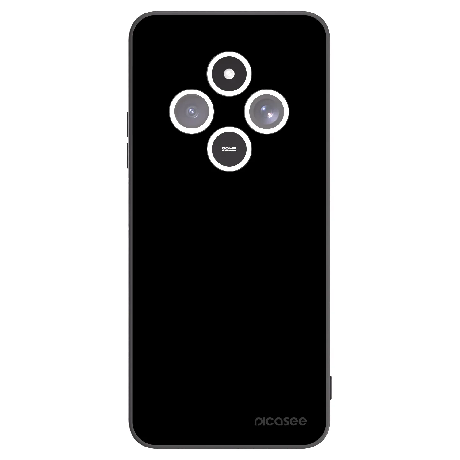 Picasee silikonowe czarne etui na Xiaomi Redmi 14C - Black Bliss
