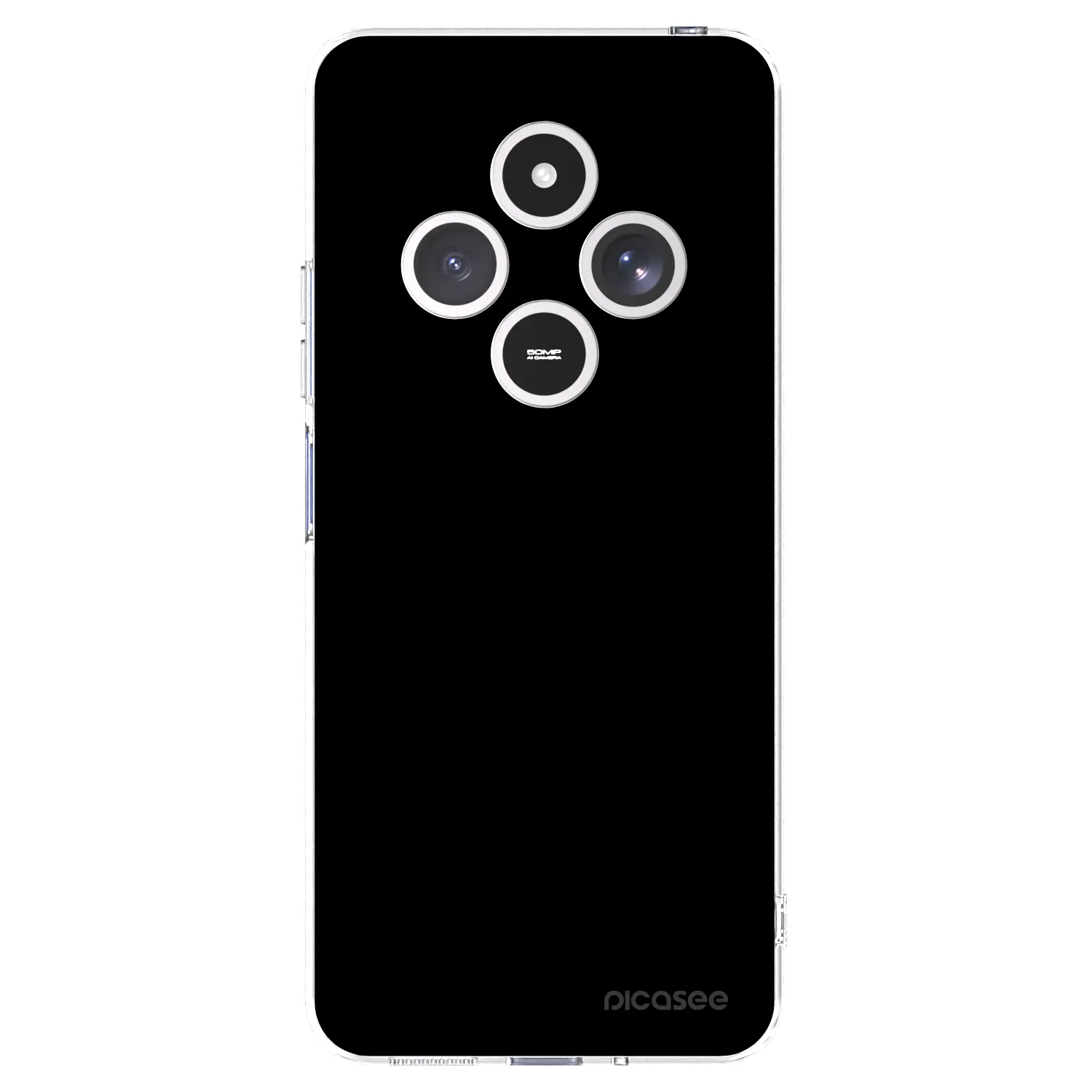 Picasee silikonowe przeźroczyste etui na Xiaomi Redmi 14C - Black Bliss