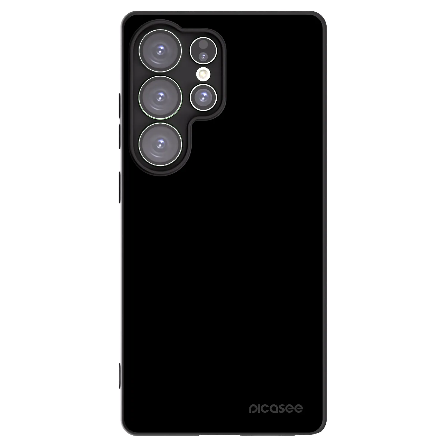 Picasee silikonowe czarne etui na Samsung Galaxy S25 Ultra 5G - Black Bliss