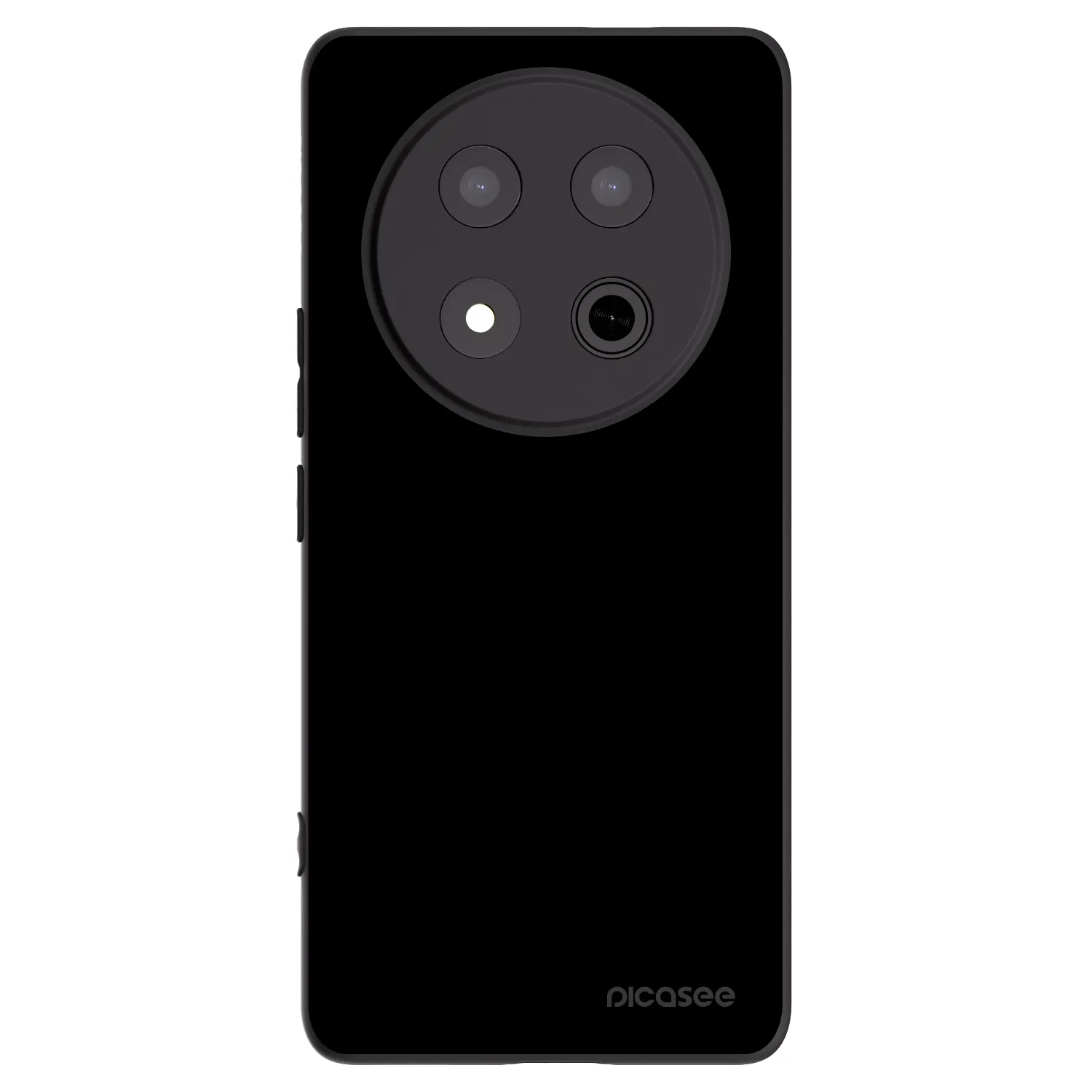 Picasee silikonowe czarne etui na Honor Magic7 Lite 5G - Black Bliss