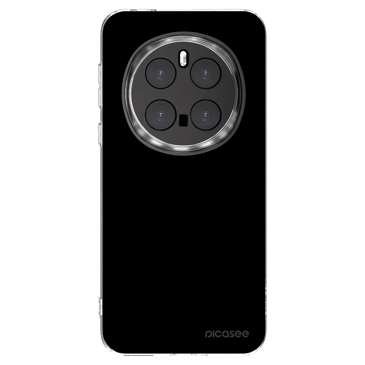 Picasee silikonowe przeźroczyste etui na Honor Magic7 Pro 5G - Black Bliss