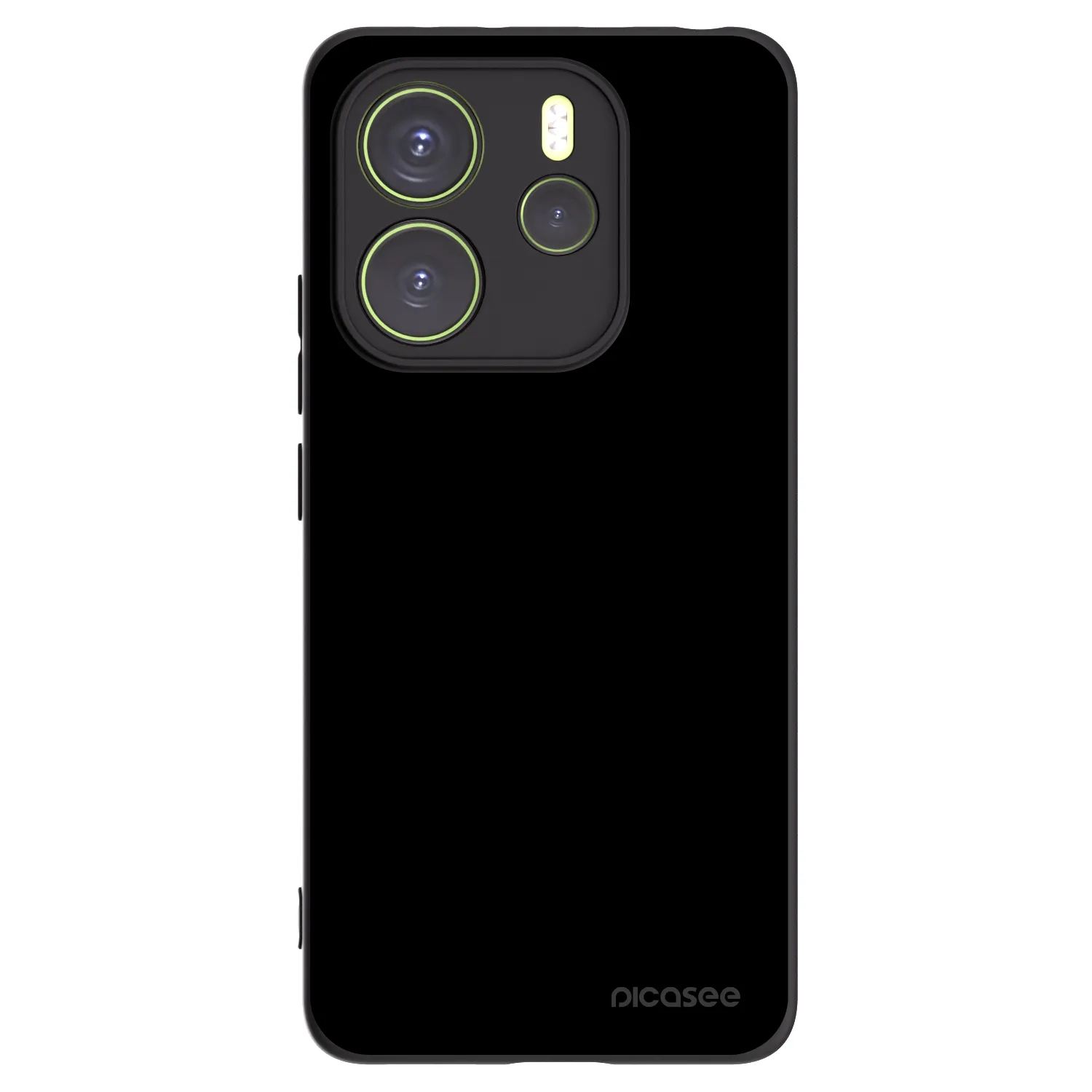Picasee silikonowe czarne etui na Xiaomi Redmi Note 14 4G - Black Bliss