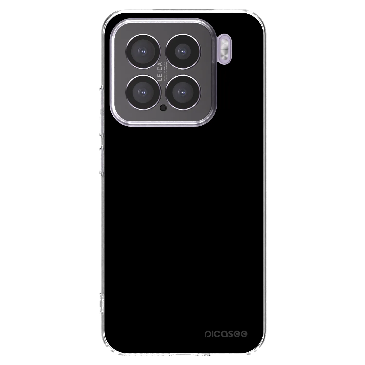 Picasee silikonowe przeźroczyste etui na Xiaomi 15 - Black Bliss