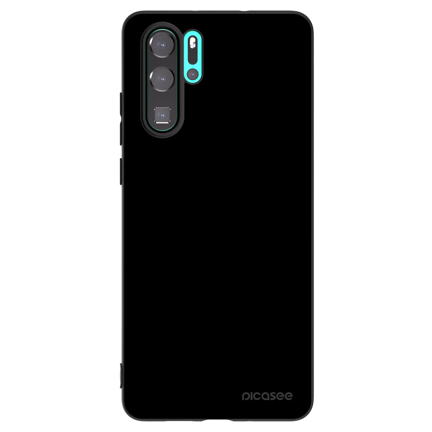 Picasee silikonowe czarne etui na Huawei P30 Pro - Black Bliss