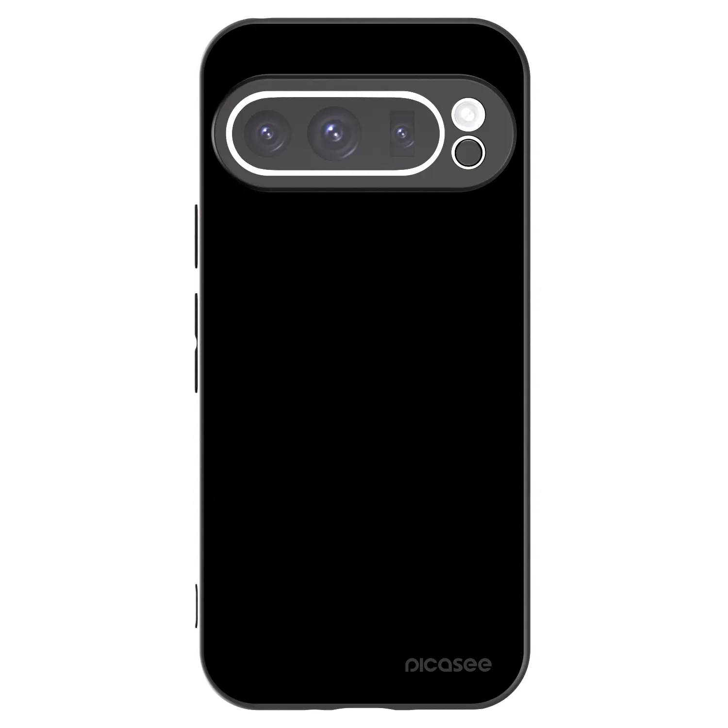 Picasee silikonowe czarne etui na Google Pixel 9 Pro - Black Bliss