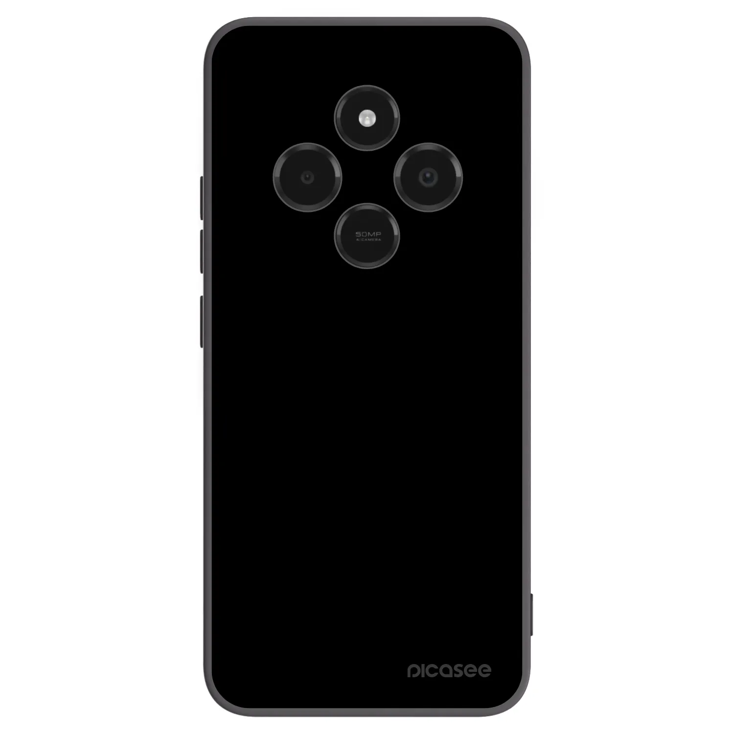 Picasee silikonowe czarne etui na Xiaomi Poco C75 - Black Bliss