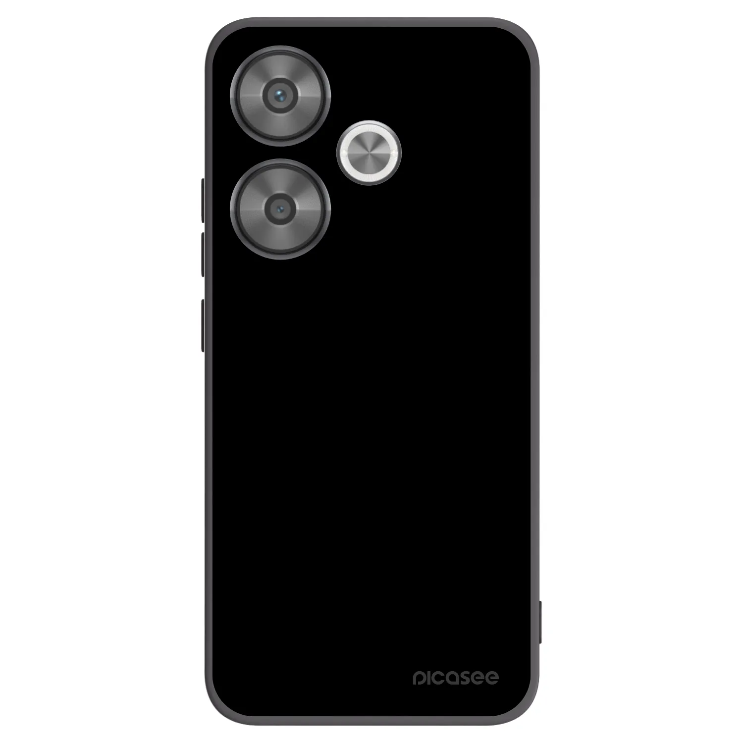 Picasee silikonowe czarne etui na Xiaomi Poco F6 - Black Bliss