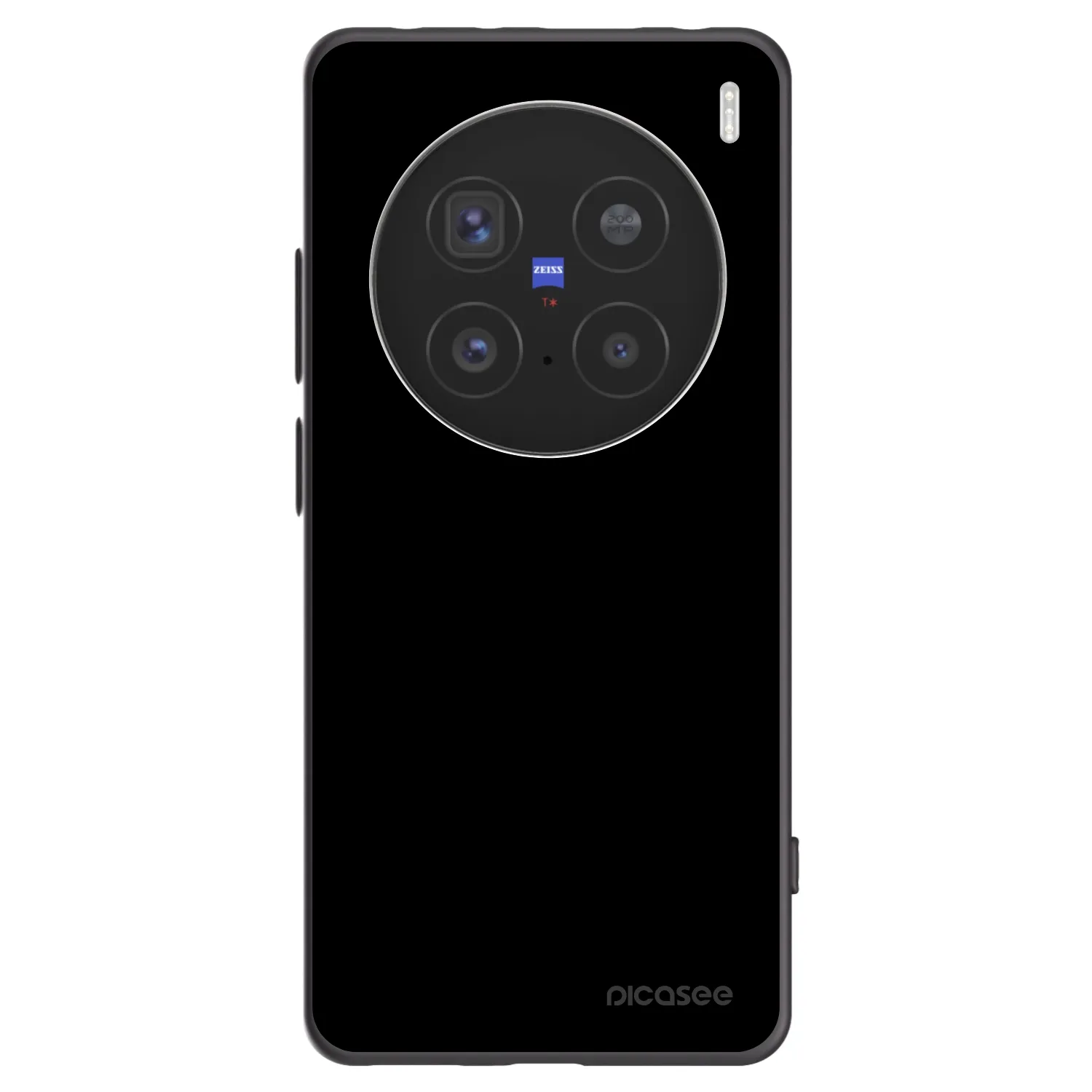 Picasee silikonowe czarne etui na Vivo X200 Pro - Black Bliss