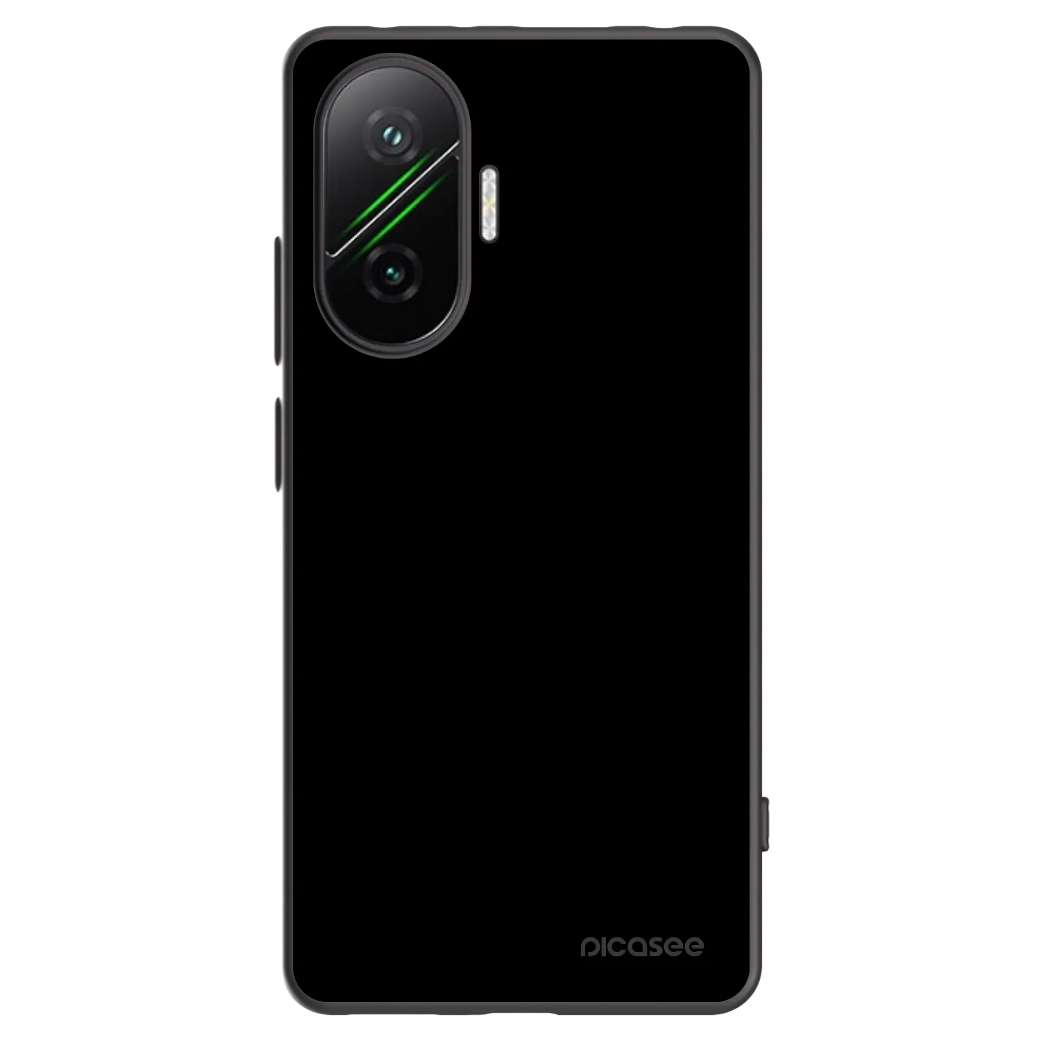 Picasee silikonowe czarne etui na Xiaomi Poco F7 Pro 5G - Black Bliss