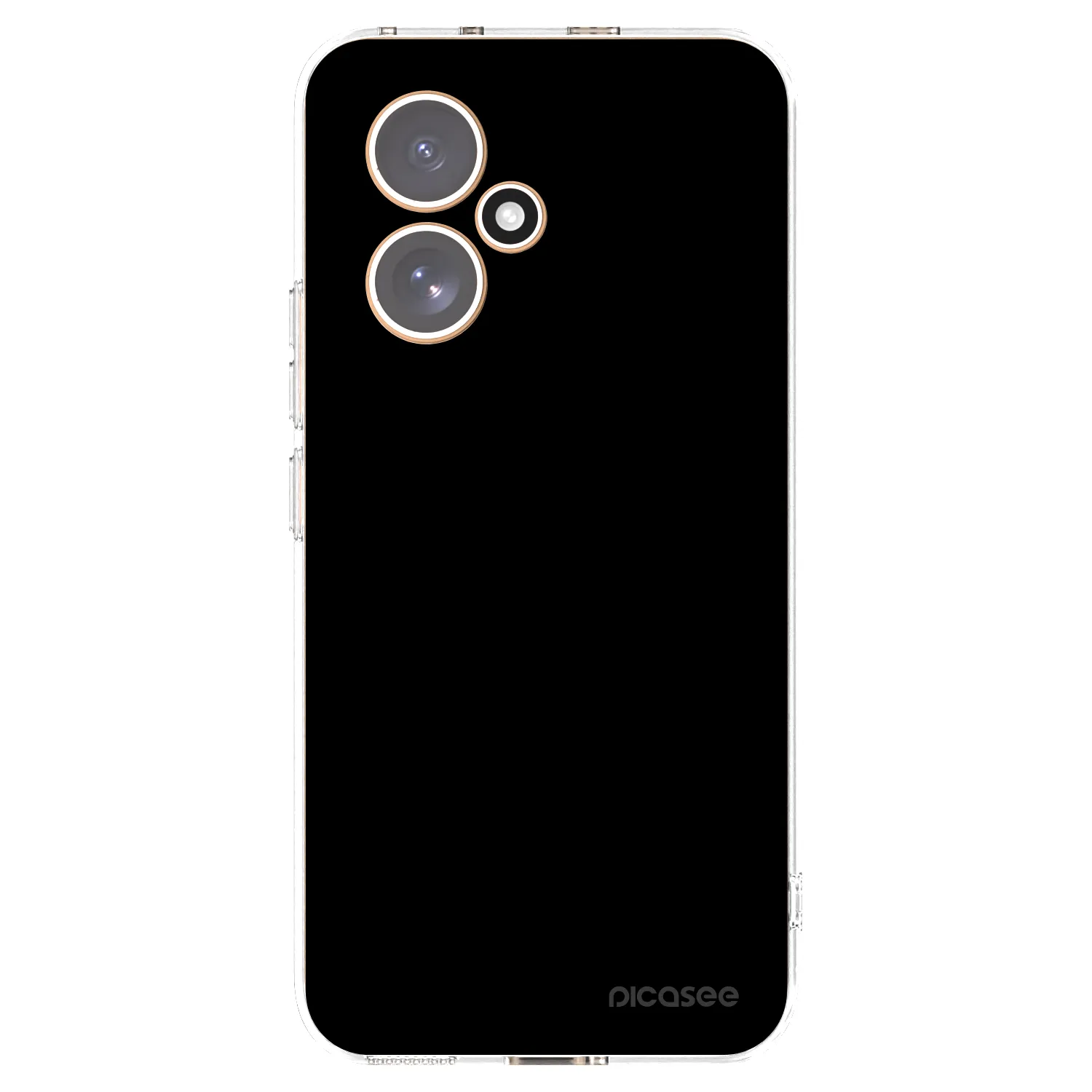 Picasee silikonowe przeźroczyste etui na Honor 400 5G - Black Bliss
