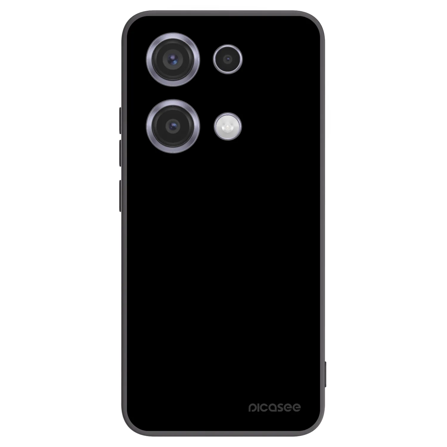 Picasee silikonowe czarne etui na Xiaomi Redmi Note 14S - Black Bliss