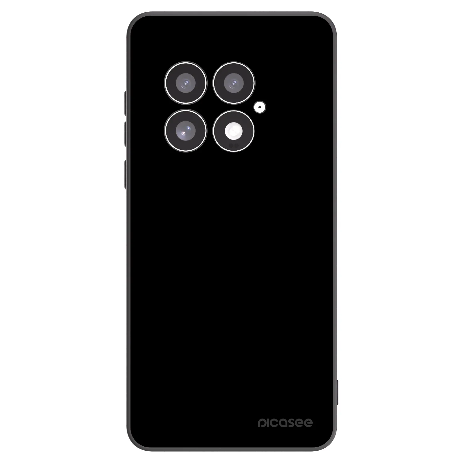 Picasee silikonowe czarne etui na OnePlus 13 5G - Black Bliss