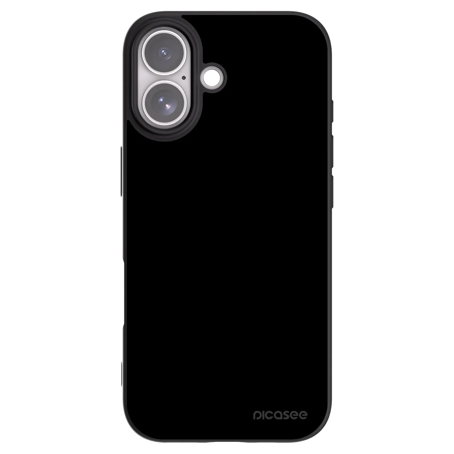 Picasee silikonowe czarne etui na Apple iPhone 17 - Black Bliss