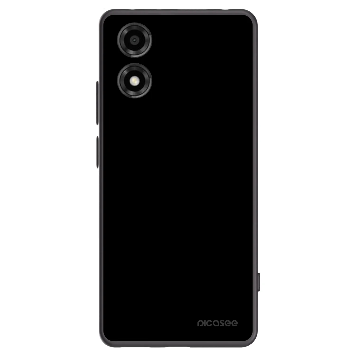 Picasee silikonowe czarne etui na Motorola Moto E14 - Black Bliss