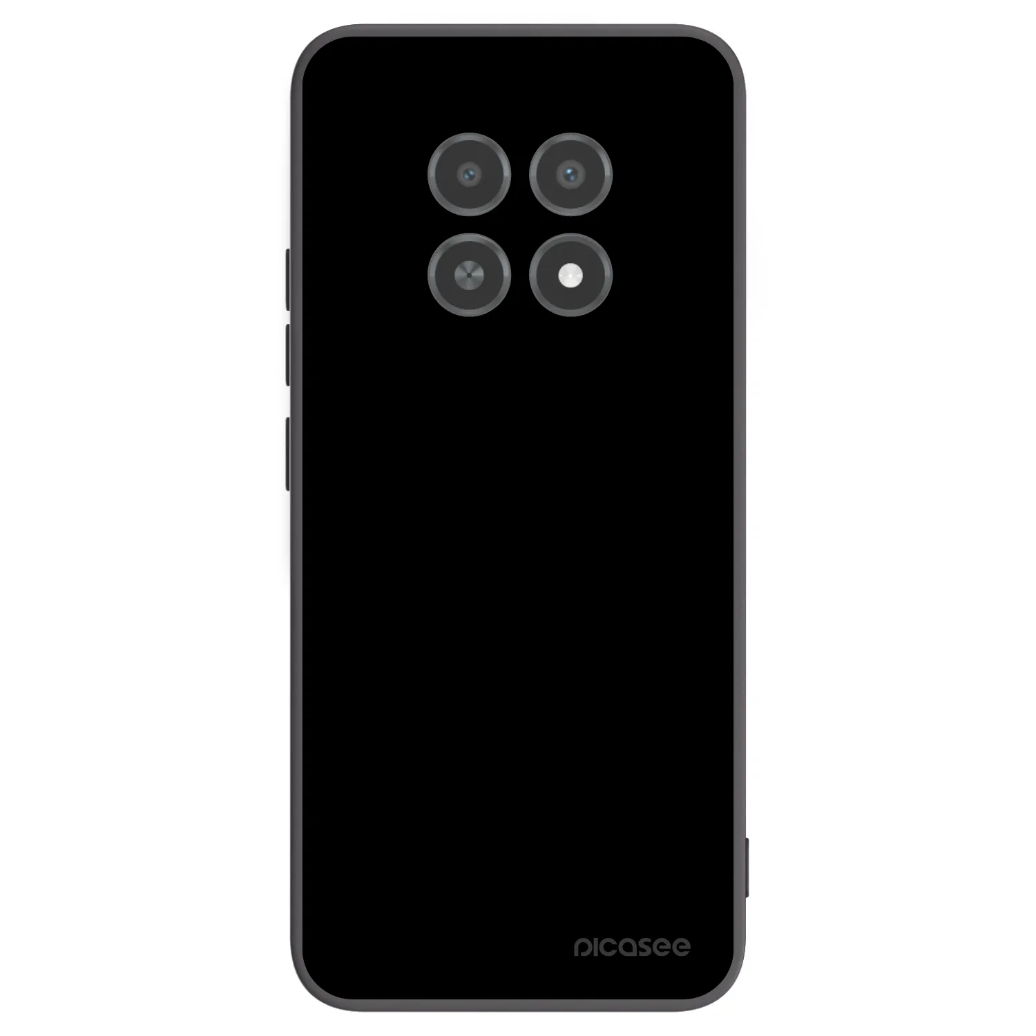 Picasee silikonowe czarne etui na Realme 12X - Black Bliss