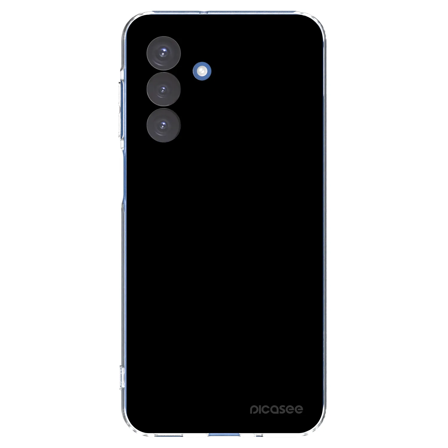 Picasee silikonowe przeźroczyste etui na Samsung Galaxy A17 5G - Black Bliss