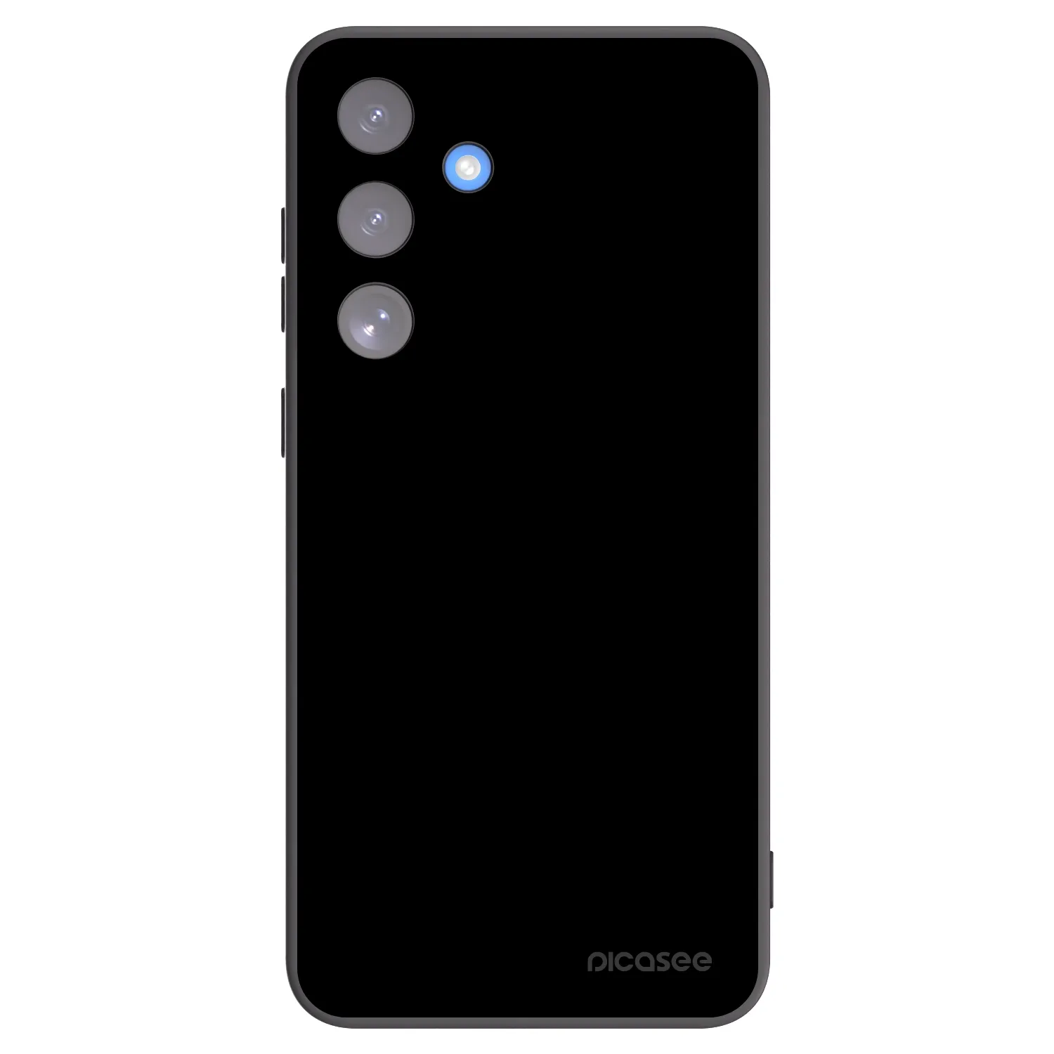 Picasee silikonowe czarne etui na Samsung Galaxy S25 FE 5G - Black Bliss