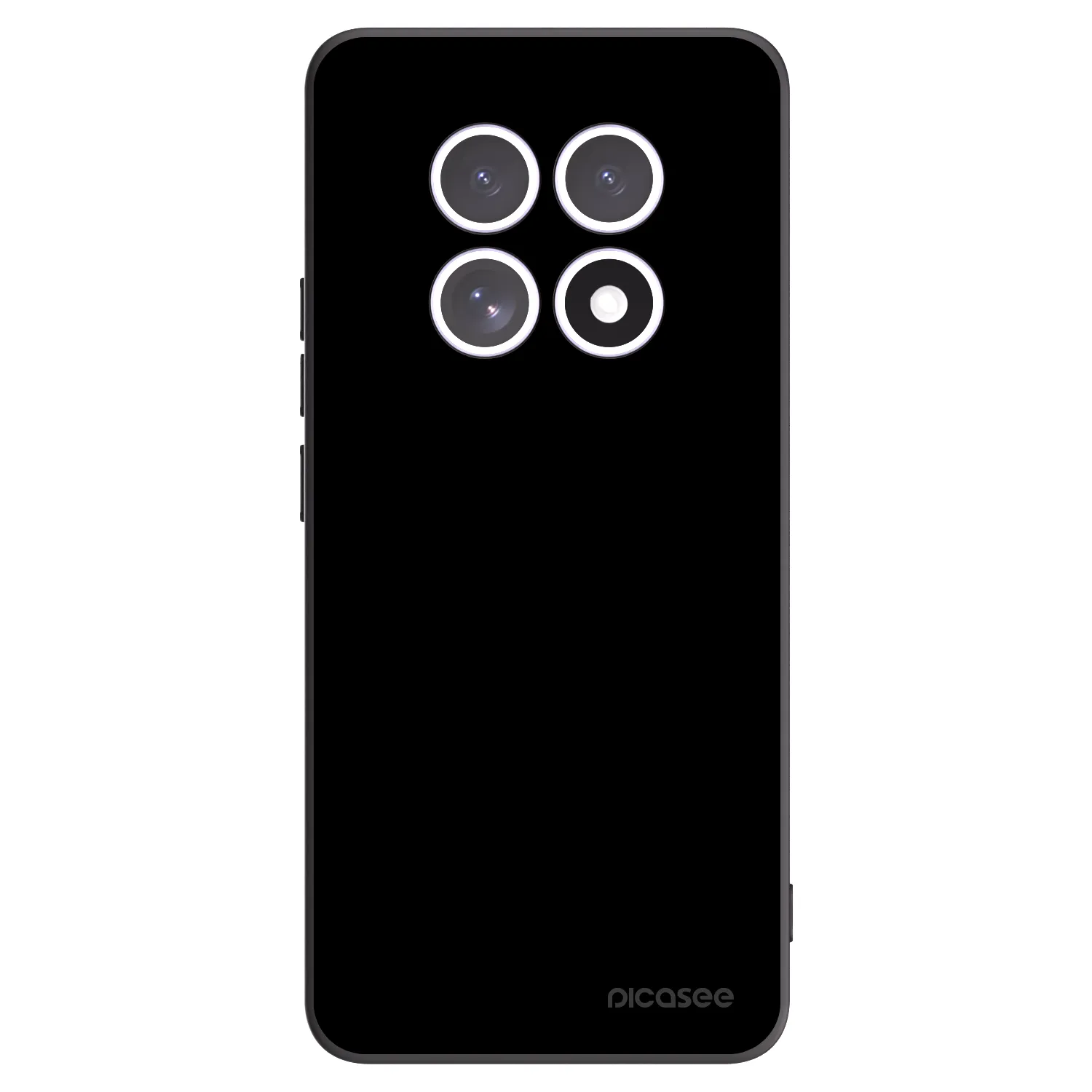 Picasee silikonowe czarne etui na Xiaomi Redmi Note 15 - Black Bliss