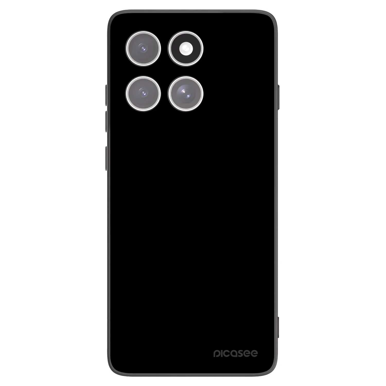 Picasee silikonowe czarne etui na Motorola Edge 60 Fusion - Black Bliss