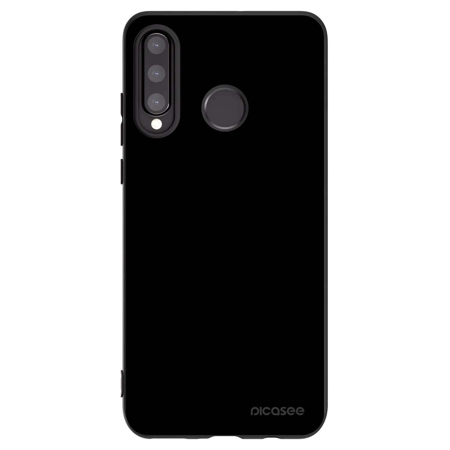 Picasee silikonowe czarne etui na Huawei P30 Lite - Black Bliss