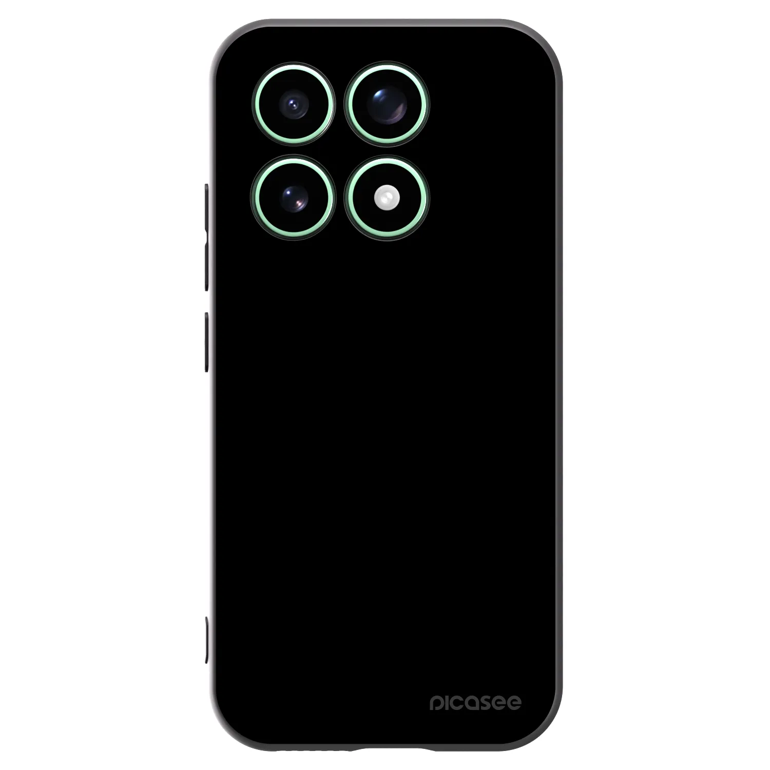 Picasee silikonowe czarne etui na Xiaomi 17 - Black Bliss