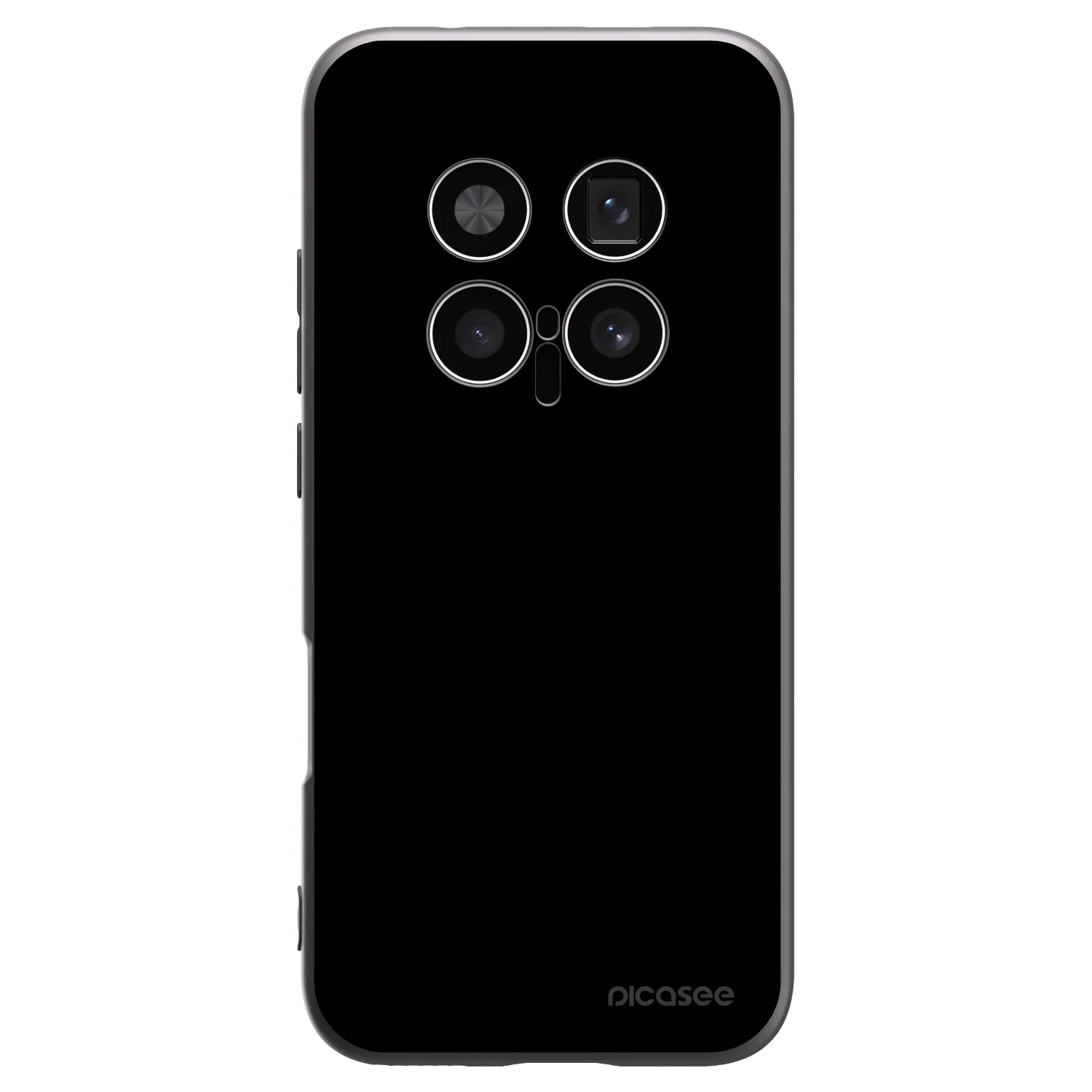Picasee silikonowe czarne etui na Honor Magic8 Pro 5G - Black Bliss