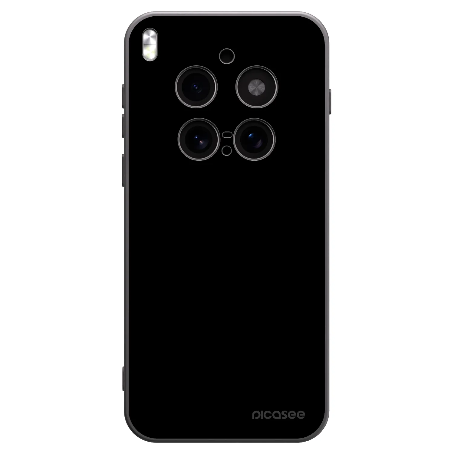 Picasee silikonowe czarne etui na Vivo X300 Pro - Black Bliss
