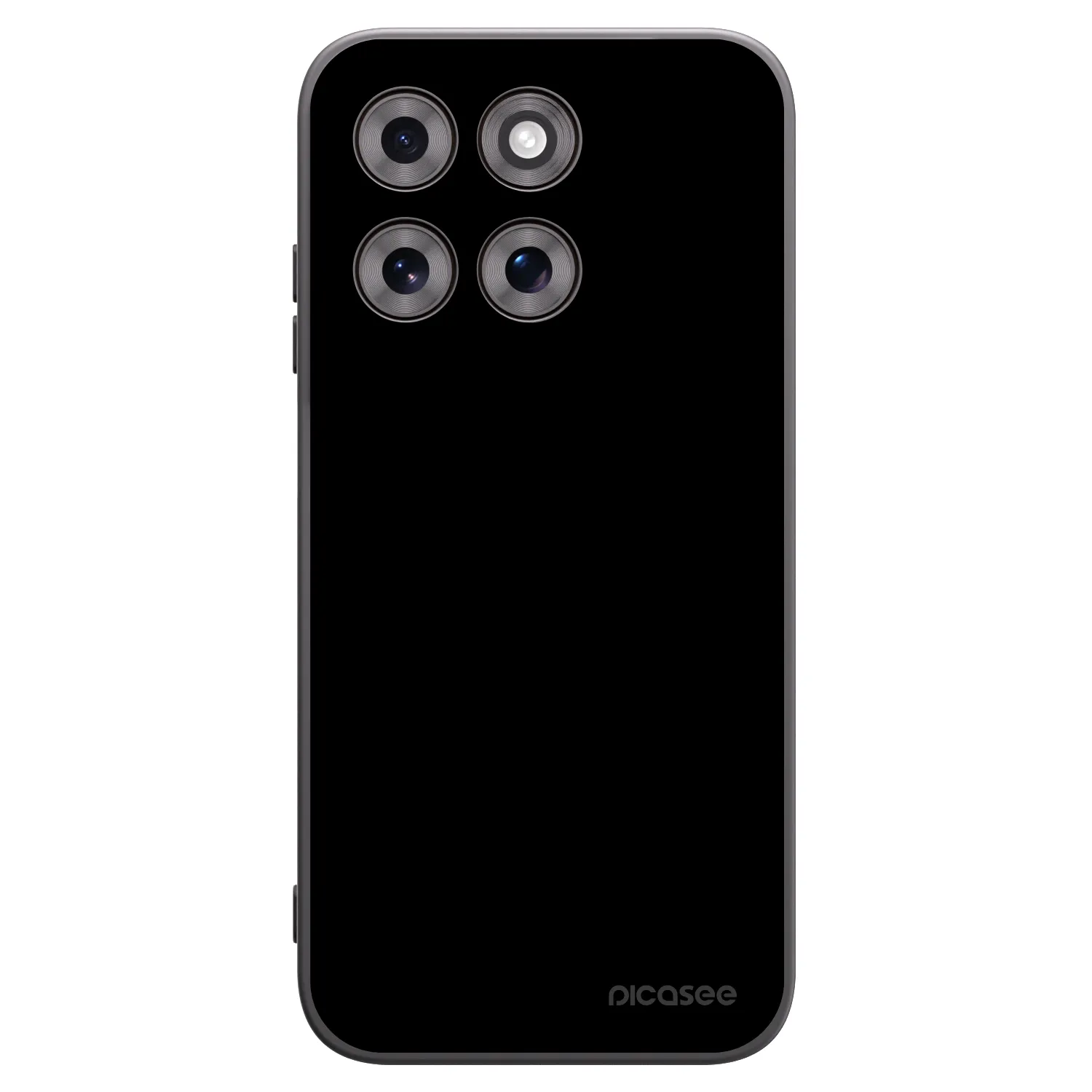 Picasee silikonowe czarne etui na Motorola Moto G77 - Black Bliss