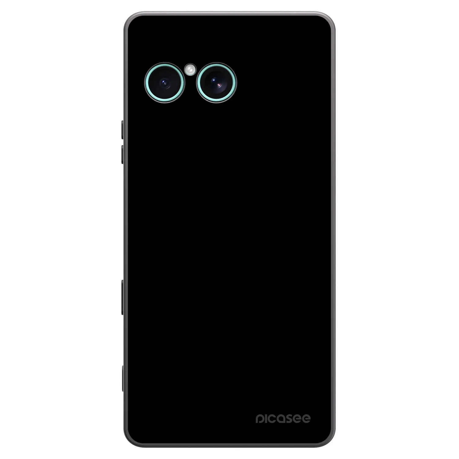 Picasee silikonowe czarne etui na Sony Xperia 10 VII - Black Bliss